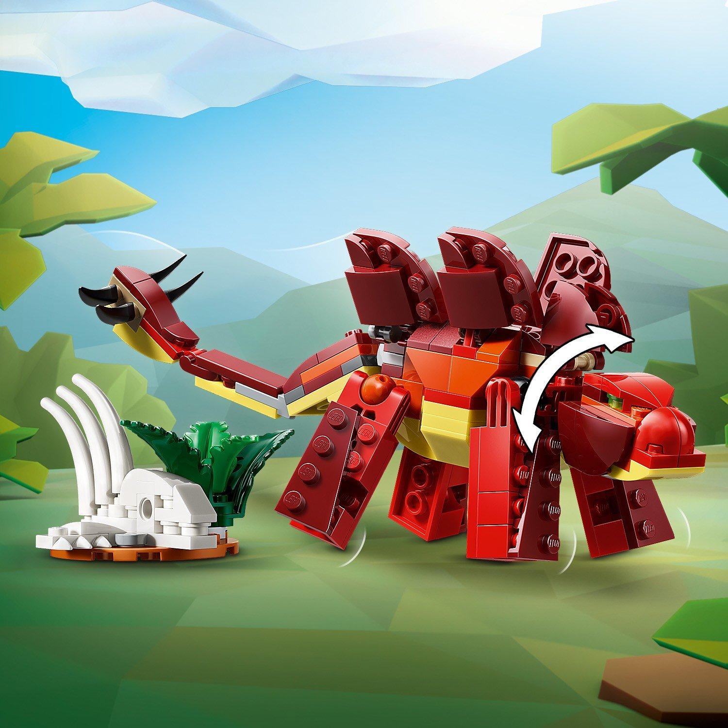 Dinosaur - LEGO - Creator 3in1 Fierce Dinosaur Figure Building Toy 31379 - 11