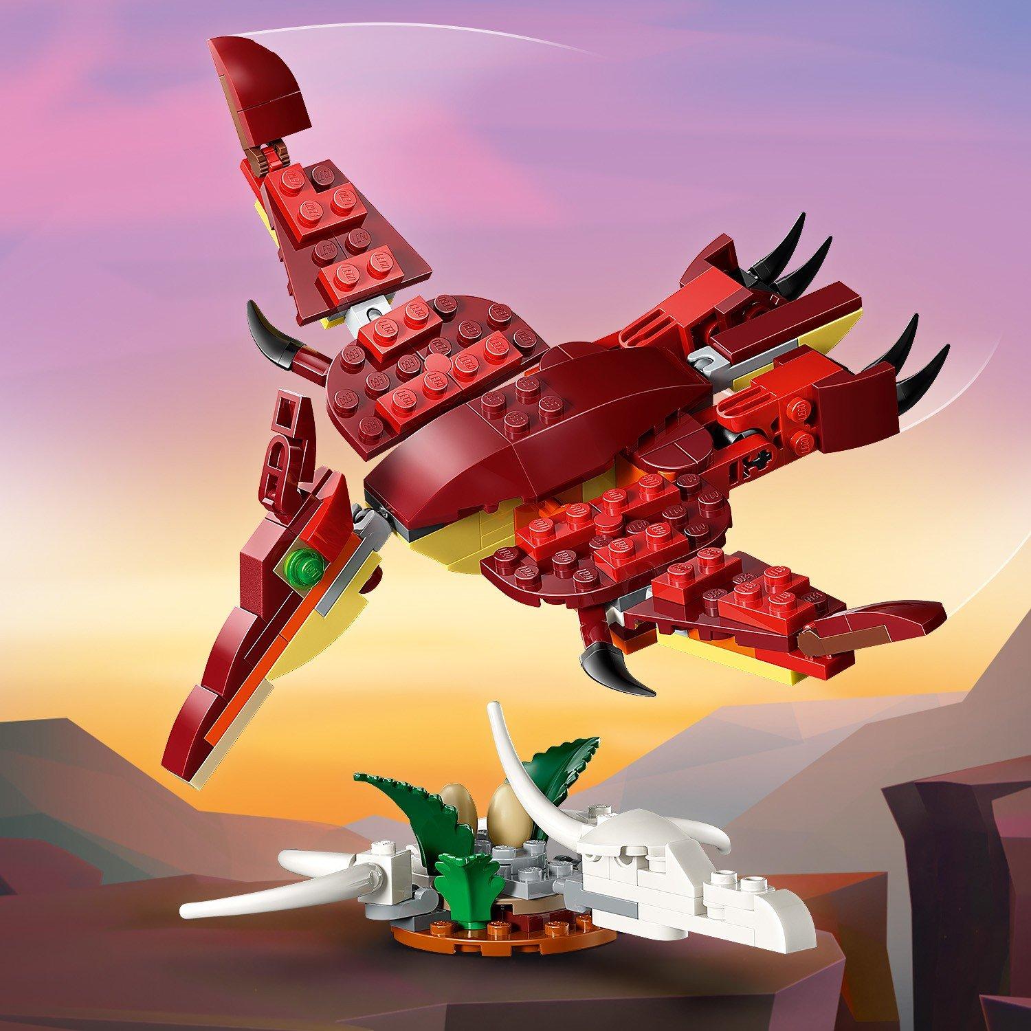 Dinosaur - LEGO - Creator 3in1 Fierce Dinosaur Figure Building Toy 31379 - 12