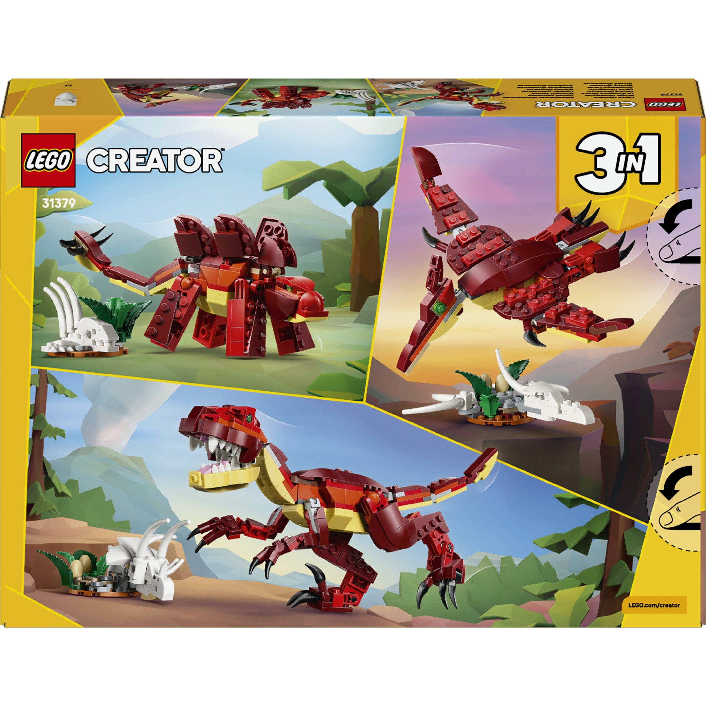 Dinosaur - LEGO - Creator 3in1 Fierce Dinosaur Figure Building Toy 31379 - 9