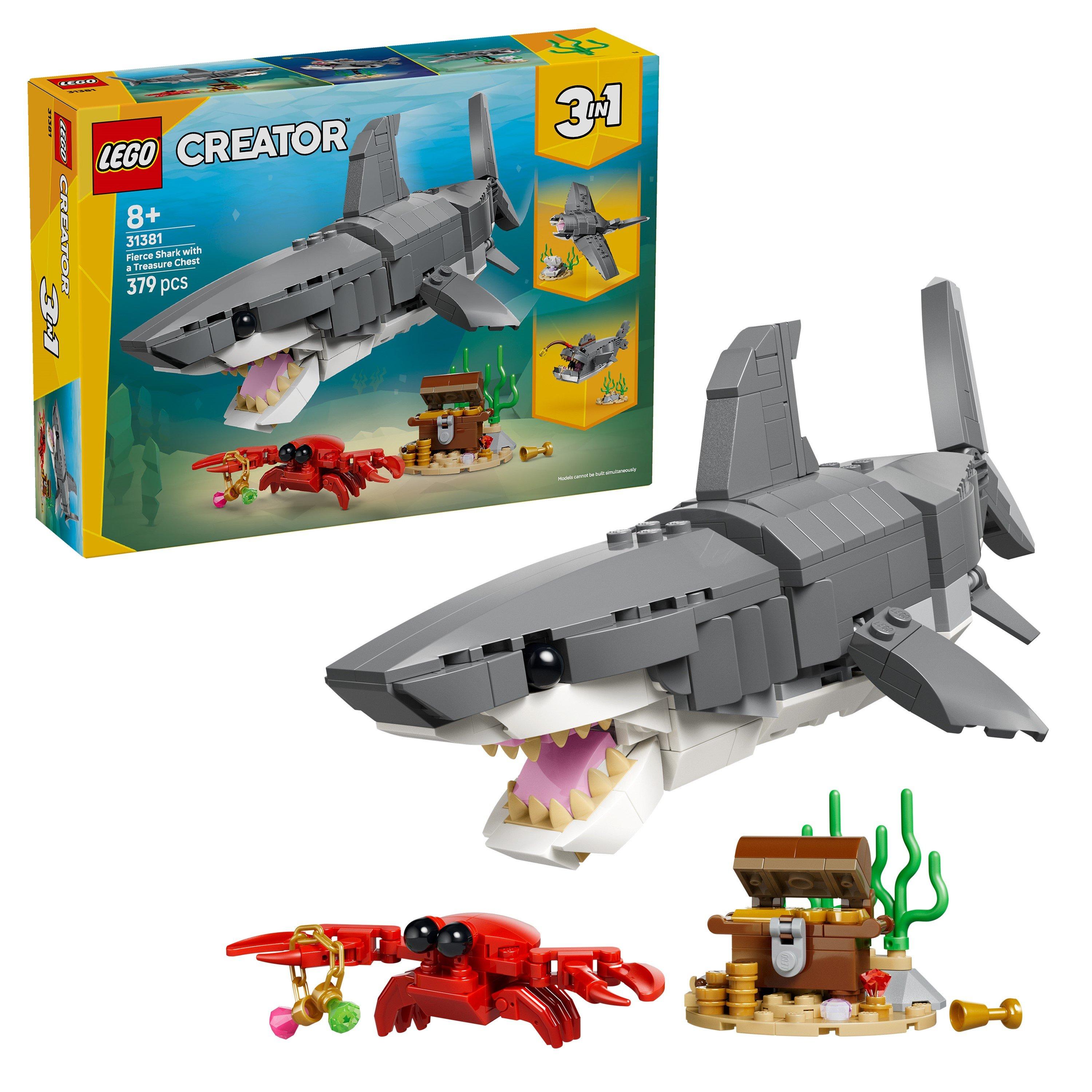 Retro Gaming - LEGO - Creator 3in1 Fierce Shark with a Treasure Chest 31381 - 1