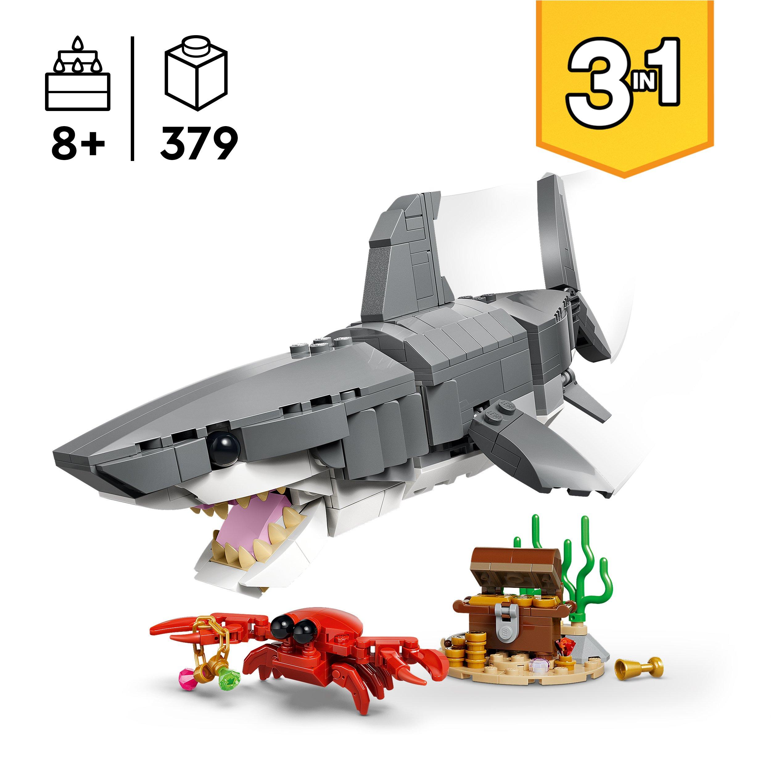Retro Gaming - LEGO - Creator 3in1 Fierce Shark with a Treasure Chest 31381 - 3