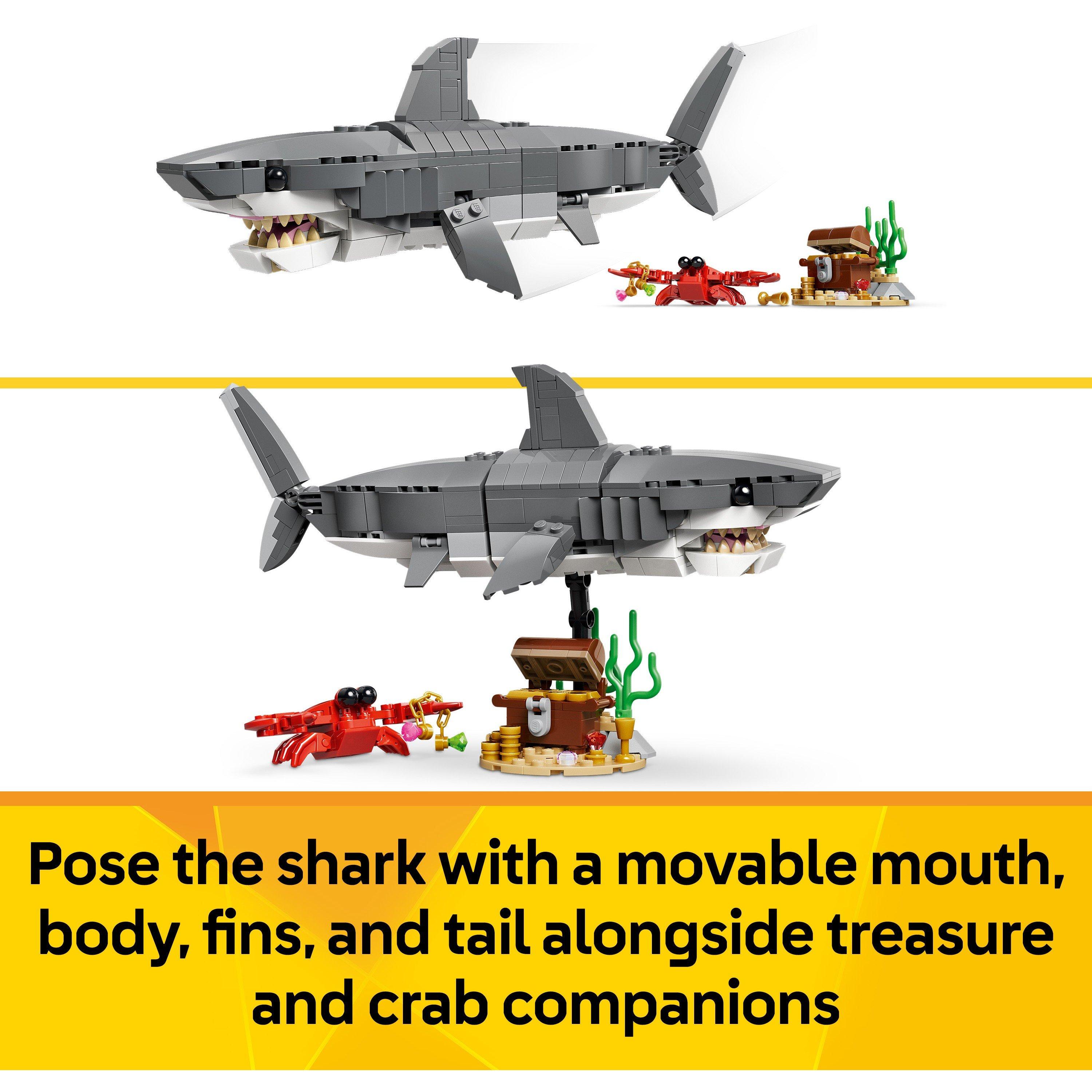 Giochi Retrò - LEGO - Creator 3in1 Fierce Shark with a Treasure Chest 31381 - 5