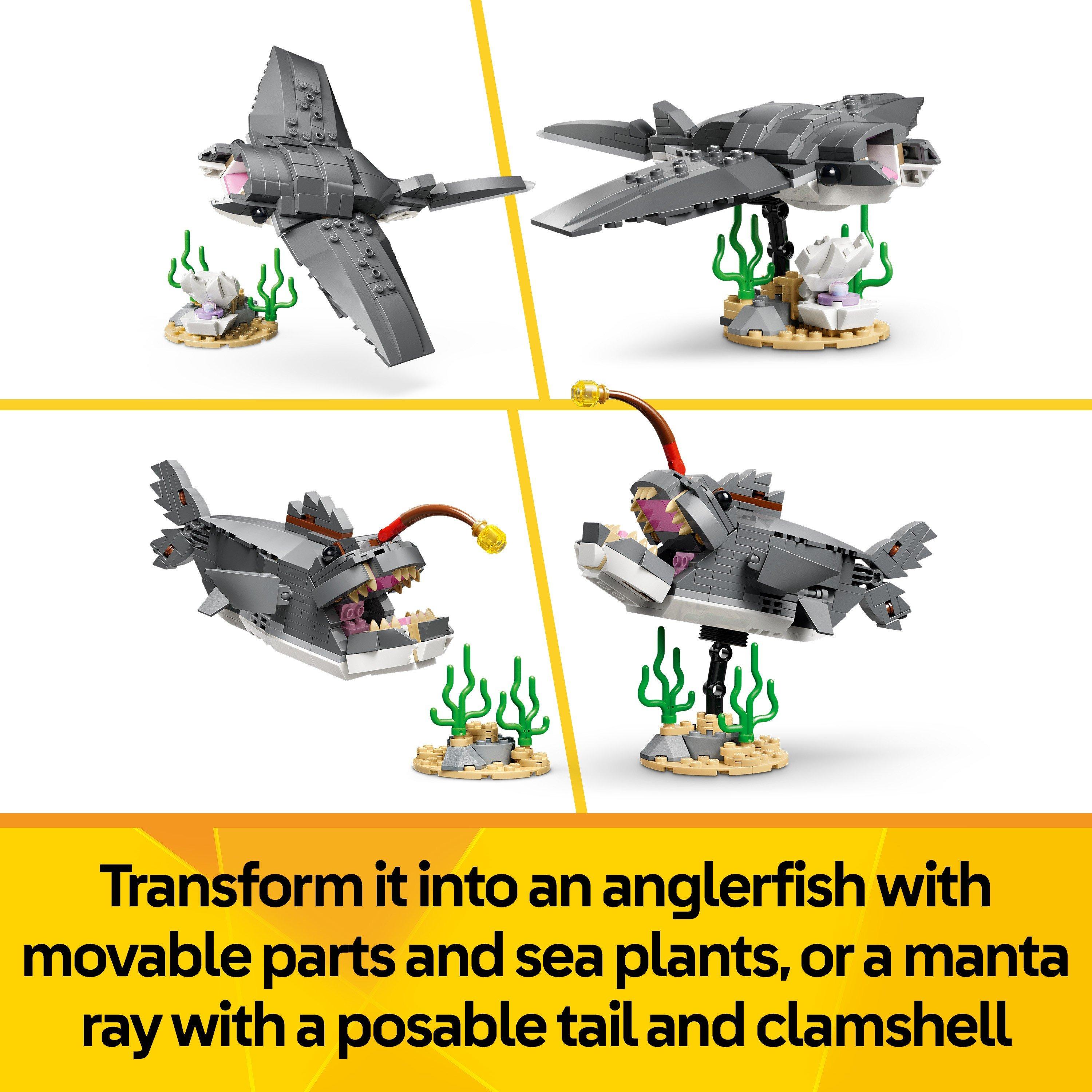 Giochi Retrò - LEGO - Creator 3in1 Fierce Shark with a Treasure Chest 31381 - 6