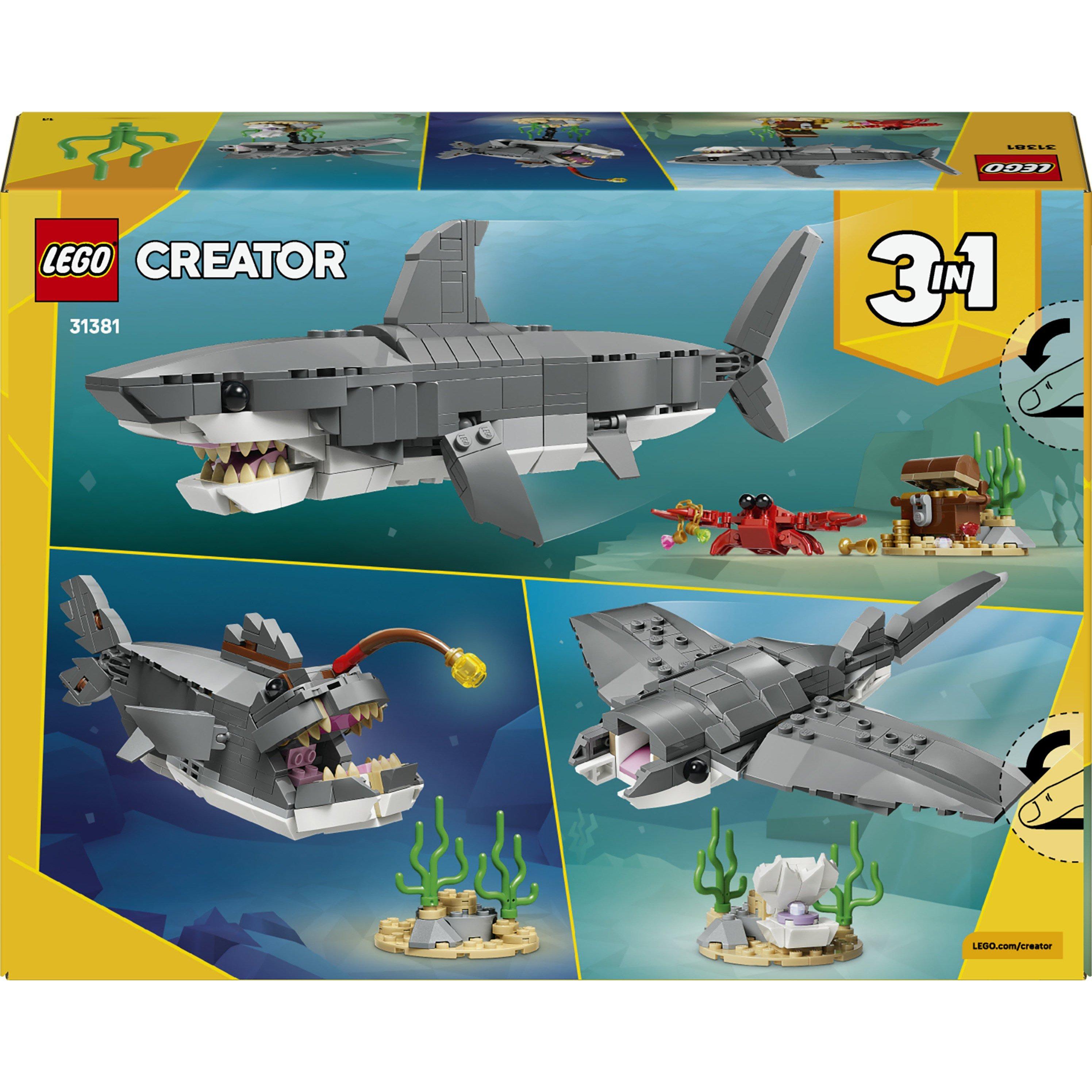 Giochi Retrò - LEGO - Creator 3in1 Fierce Shark with a Treasure Chest 31381 - 9