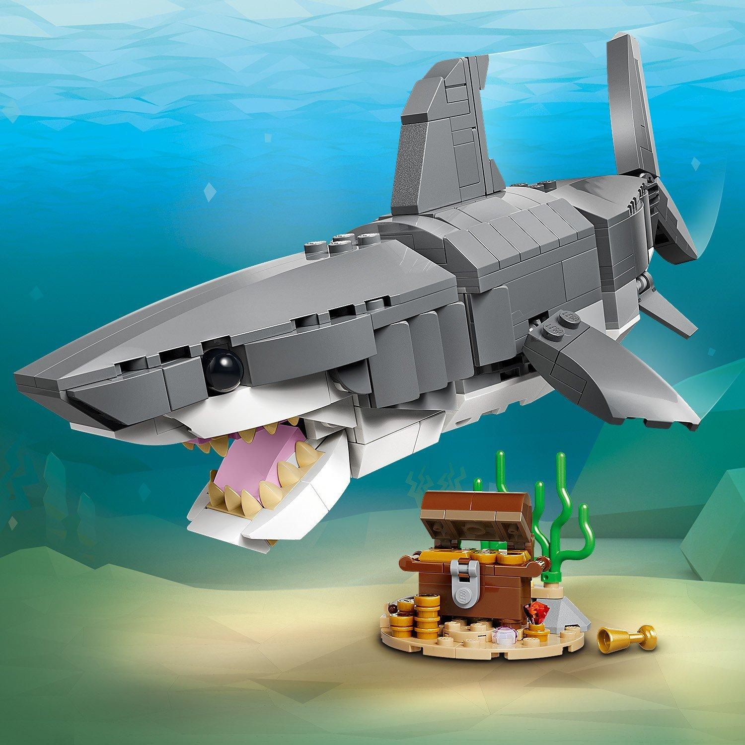Giochi Retrò - LEGO - Creator 3in1 Fierce Shark with a Treasure Chest 31381 - 10
