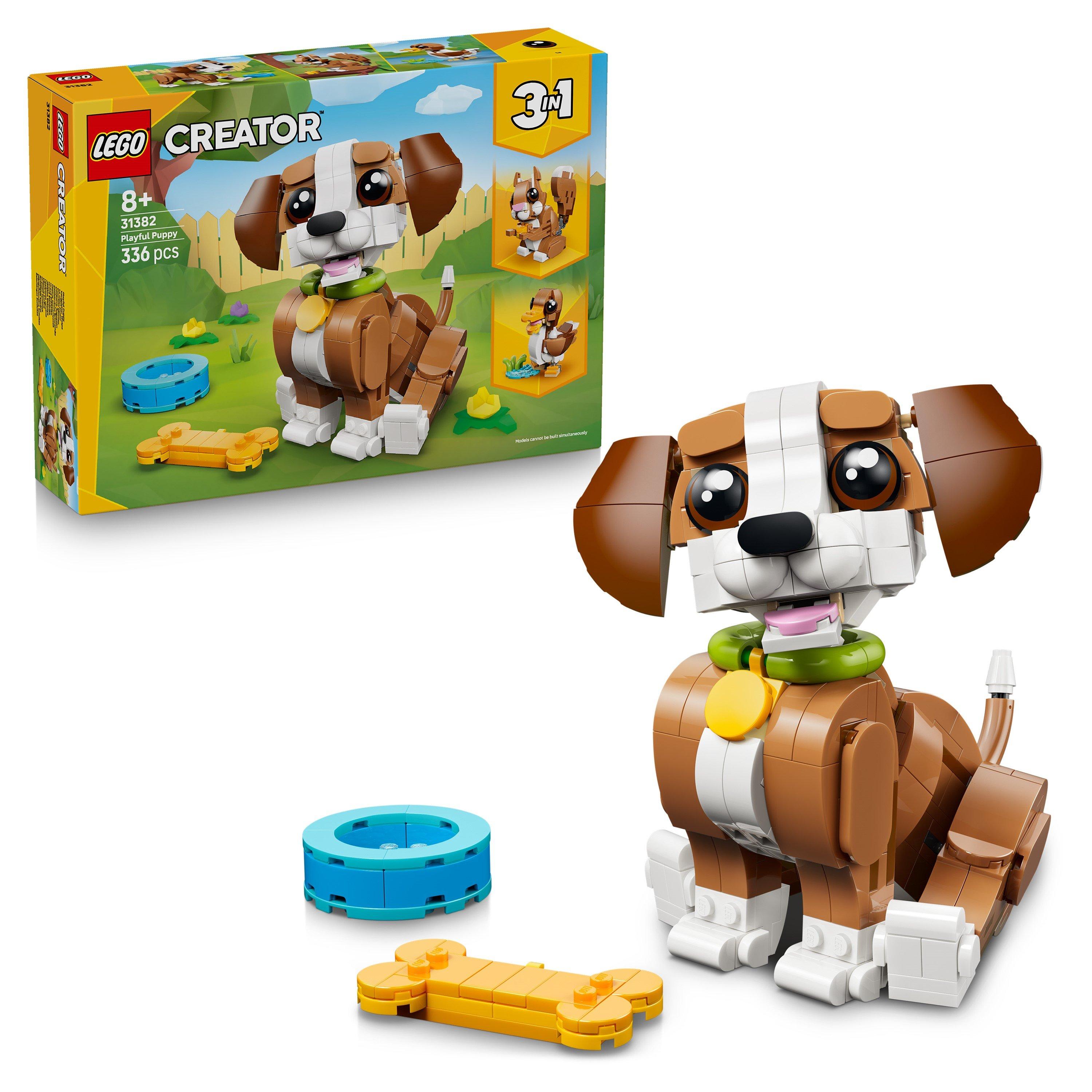 Puppy Dog - LEGO - Creator 3in1 Cute Animals: Playful Puppy Dog Toy 31382 - 1