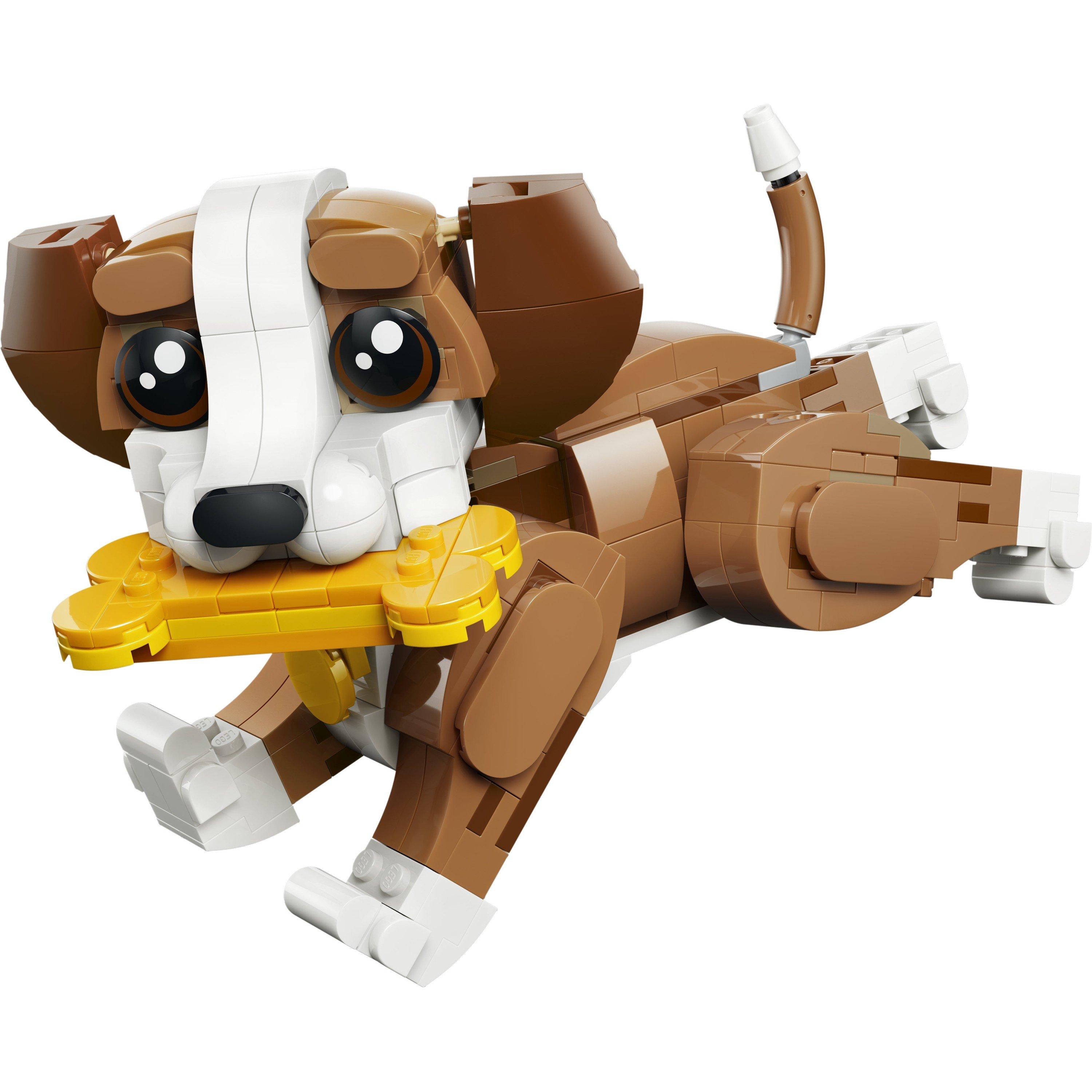 Puppy Dog - LEGO - Creator 3in1 Cute Animals: Playful Puppy Dog Toy 31382 - 14