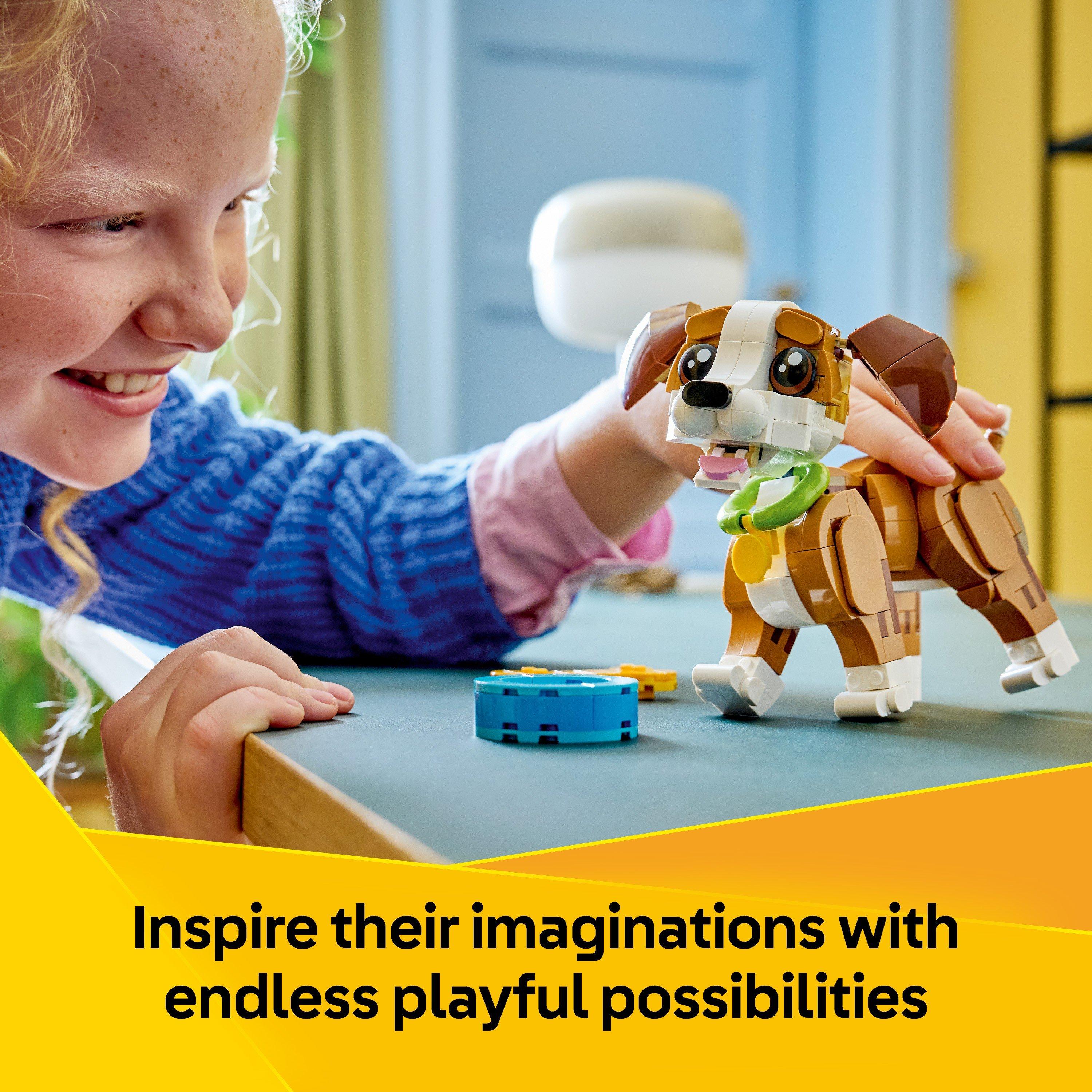 Puppy Dog - LEGO - Creator 3in1 Cute Animals: Playful Puppy Dog Toy 31382 - 8