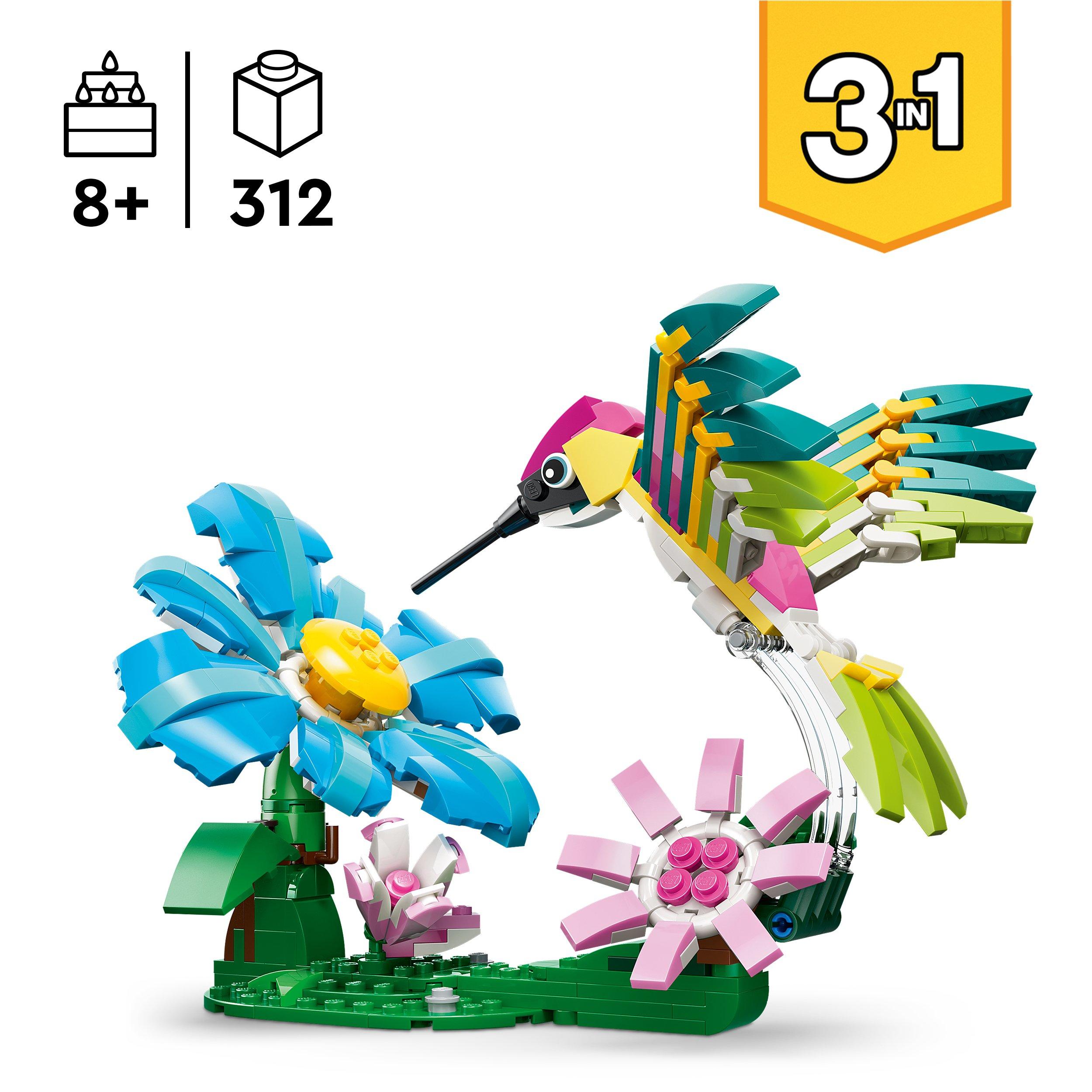 Hummingbird - LEGO - Creator 3in1 Wild Animals: Colourful Hummingbird 31384 - 2