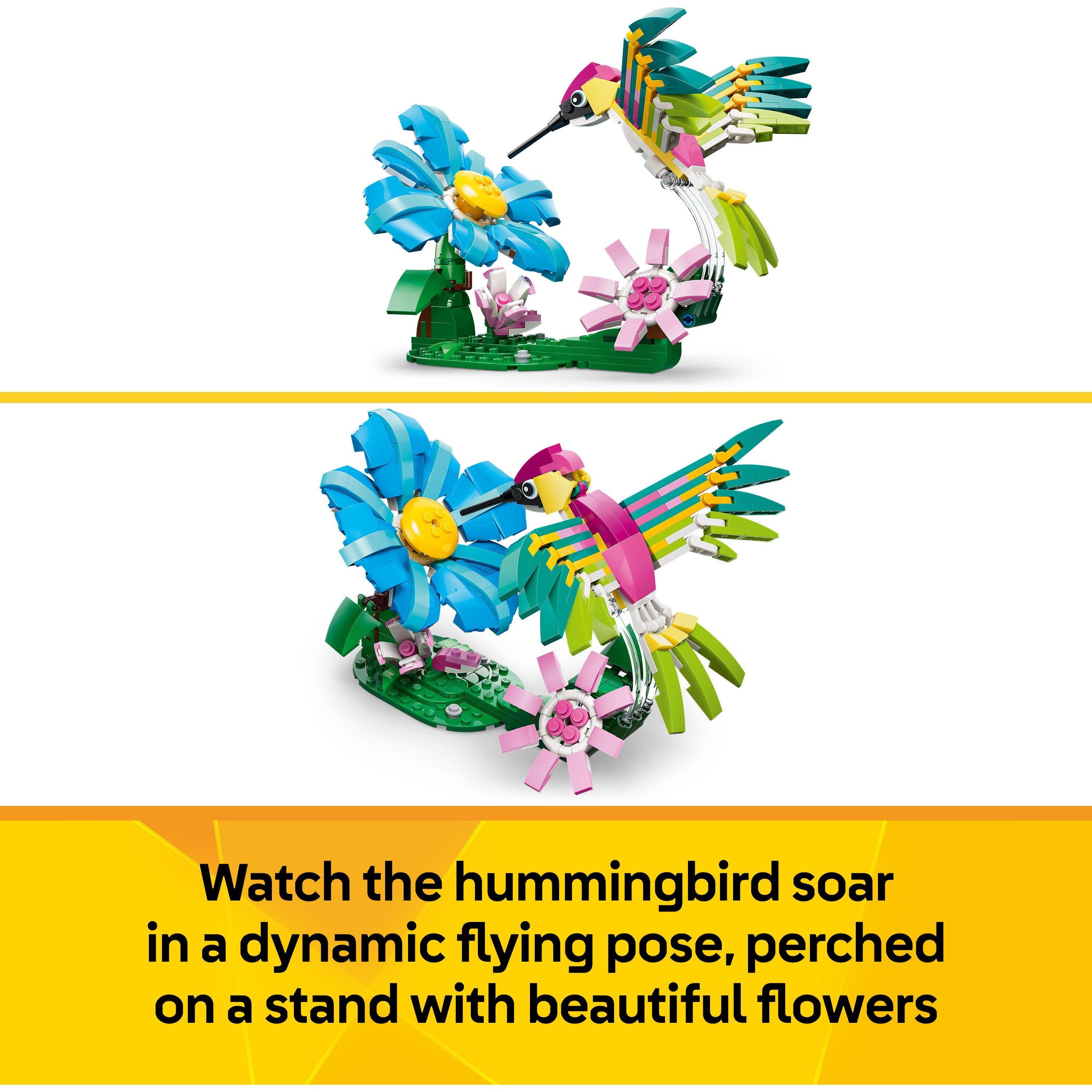 Hummingbird - LEGO - Creator 3in1 Wild Animals: Colourful Hummingbird 31384 - 5