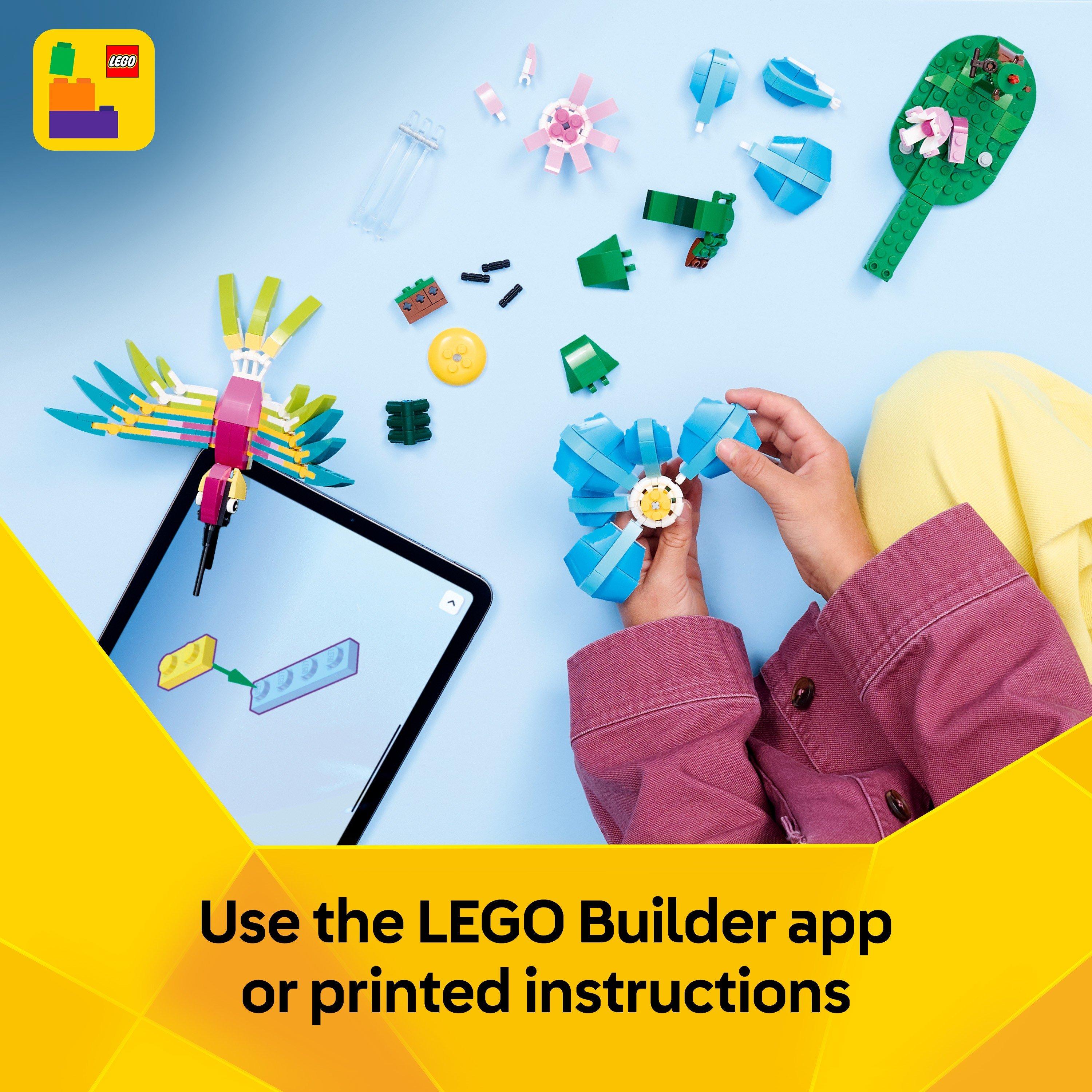 Hummingbird - LEGO - Creator 3in1 Wild Animals: Colourful Hummingbird 31384 - 8