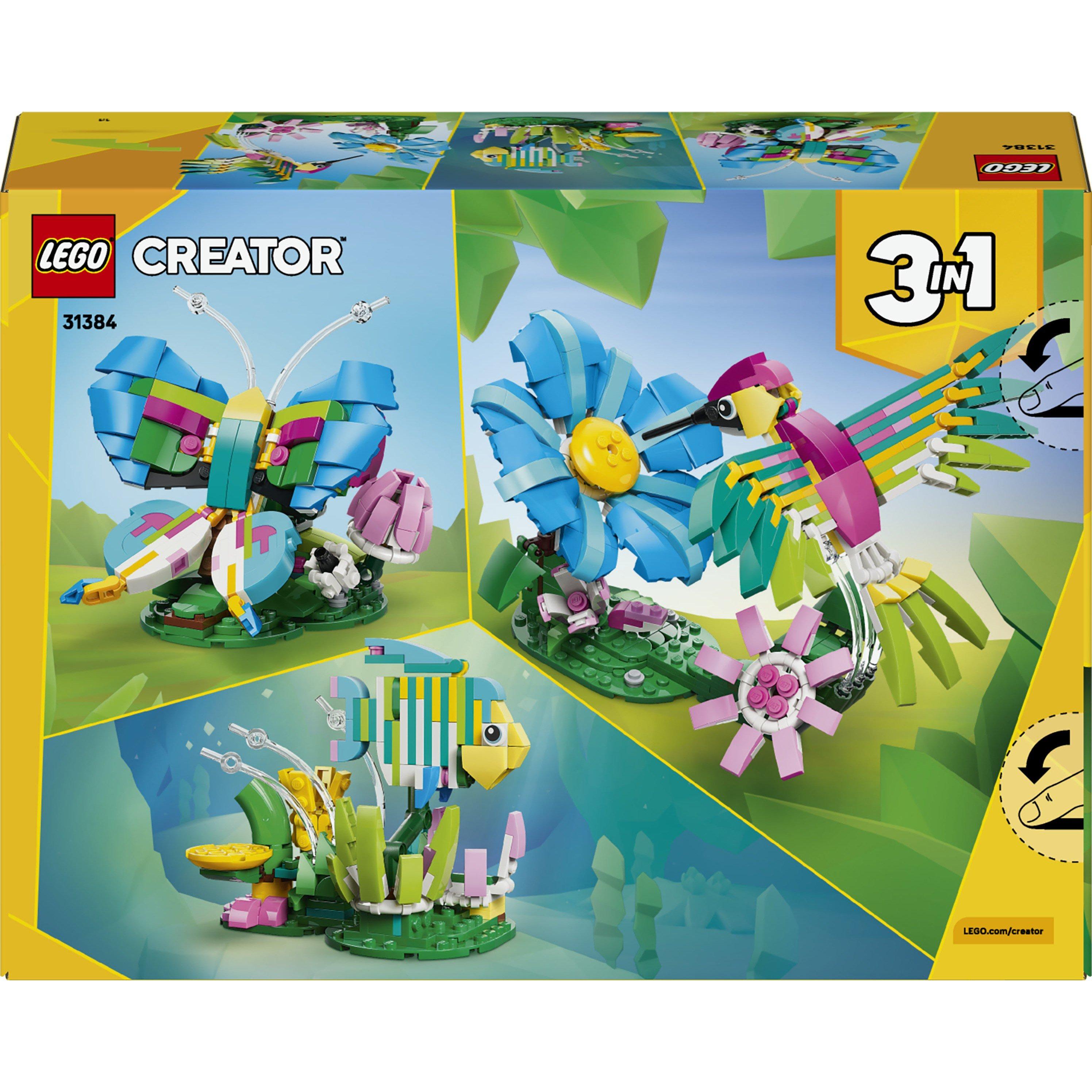 Hummingbird - LEGO - Creator 3in1 Wild Animals: Colourful Hummingbird 31384 - 10