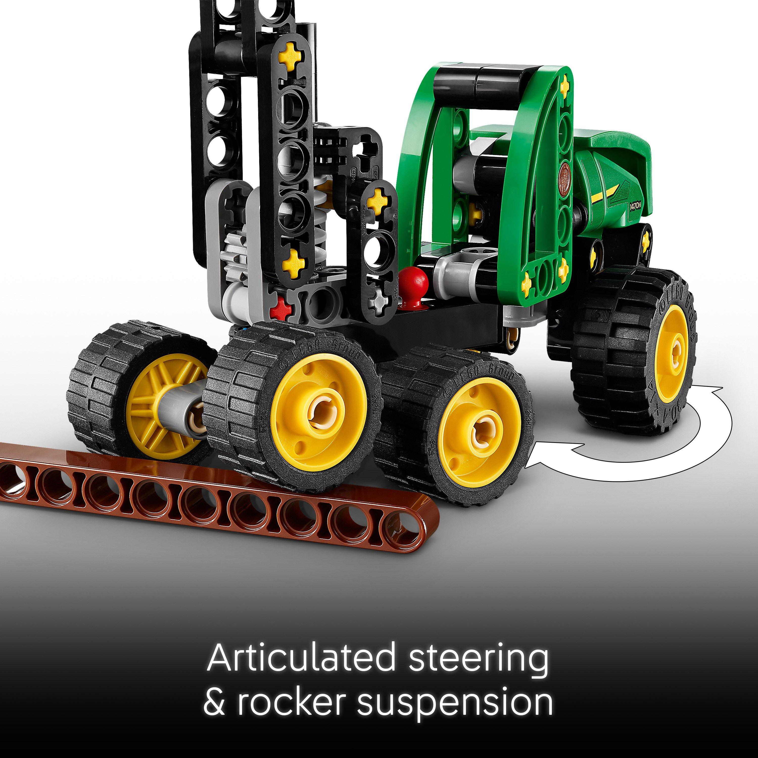 TBC - LEGO - Technic John Deere 1470H Wheeled Harvester Toy 42218 - 6