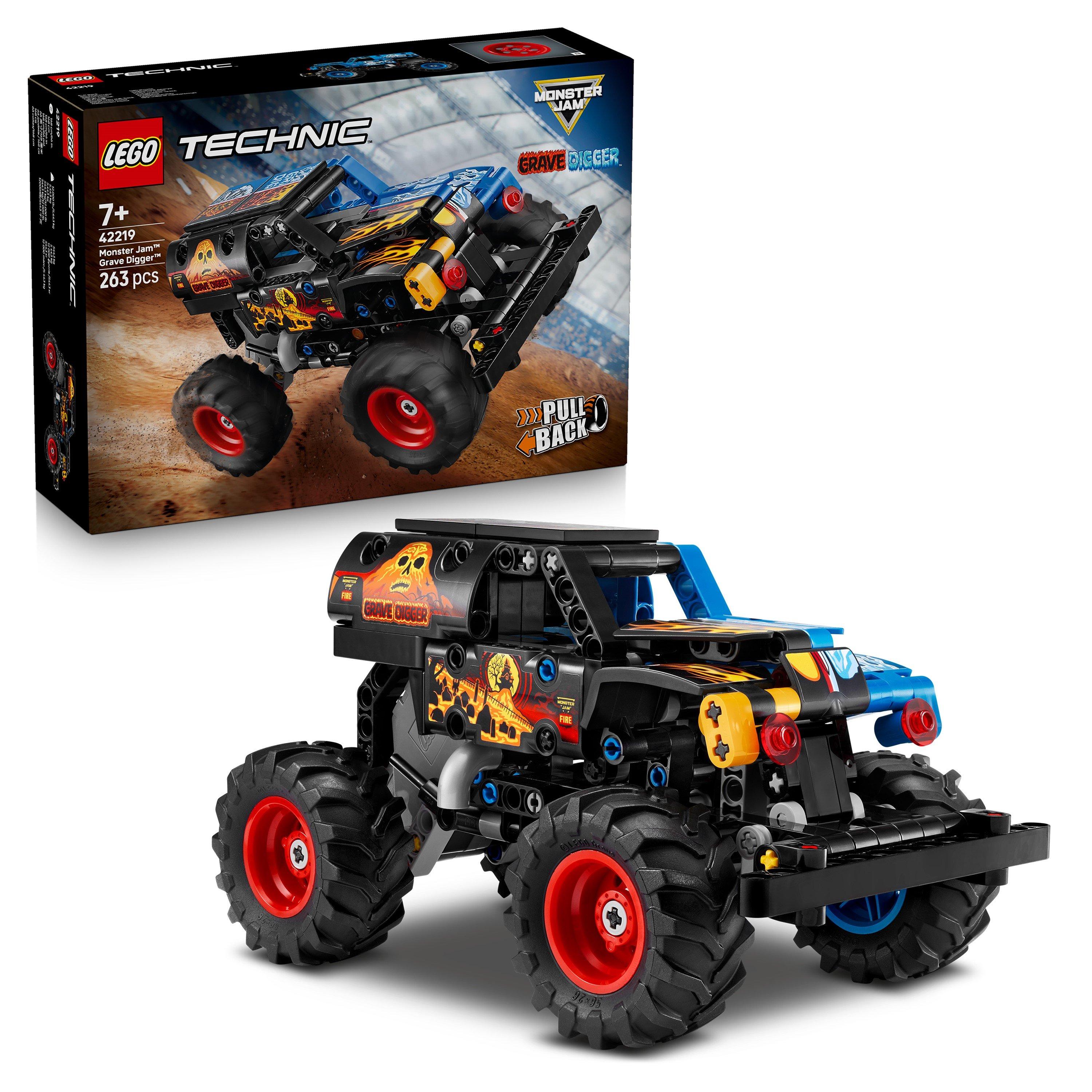 Grave Digger - LEGO - Technic Monster Jam Grave Digger Fire and Ice 42219 - 1