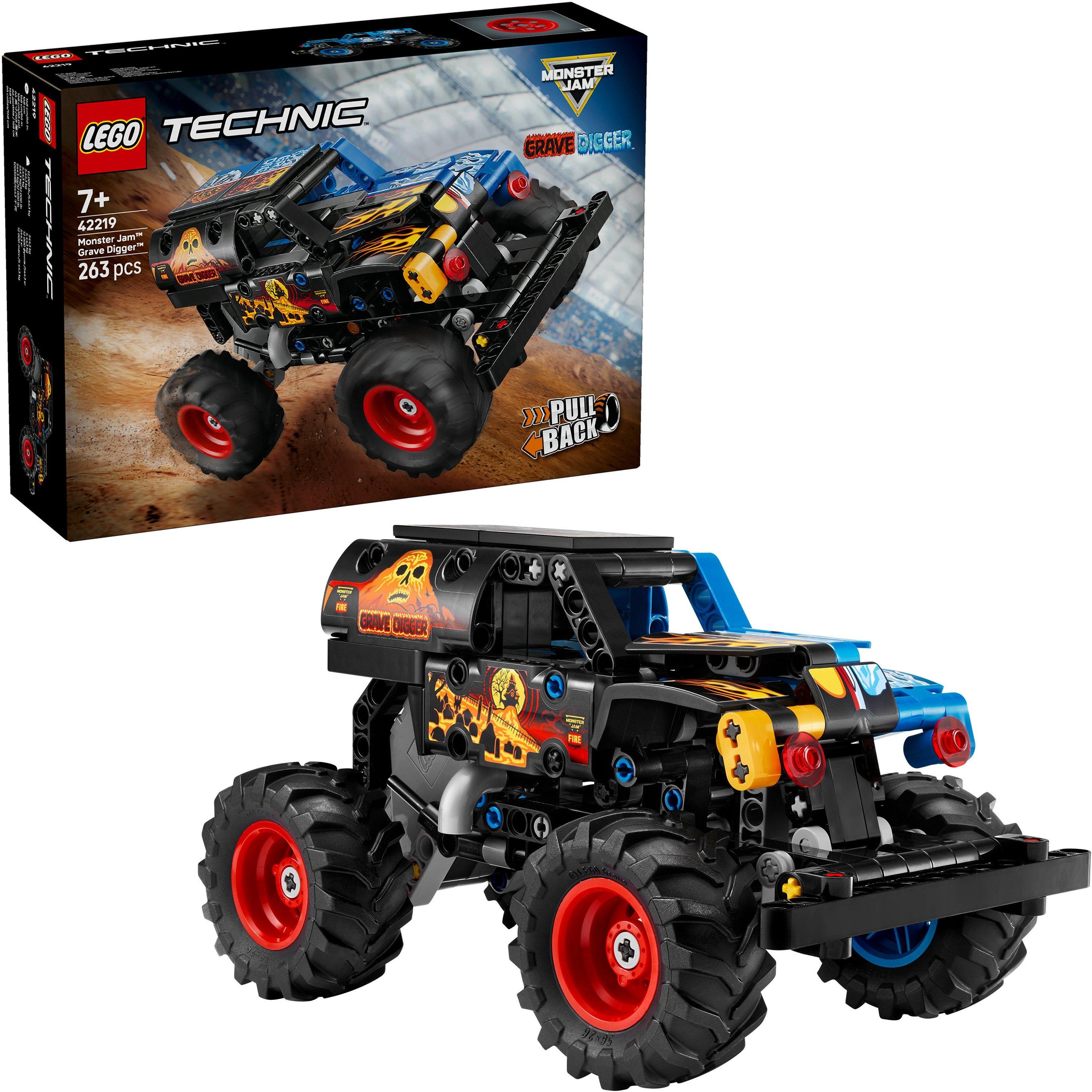 Grave Digger - LEGO - Technic Monster Jam Grave Digger Fire and Ice 42219 - 1