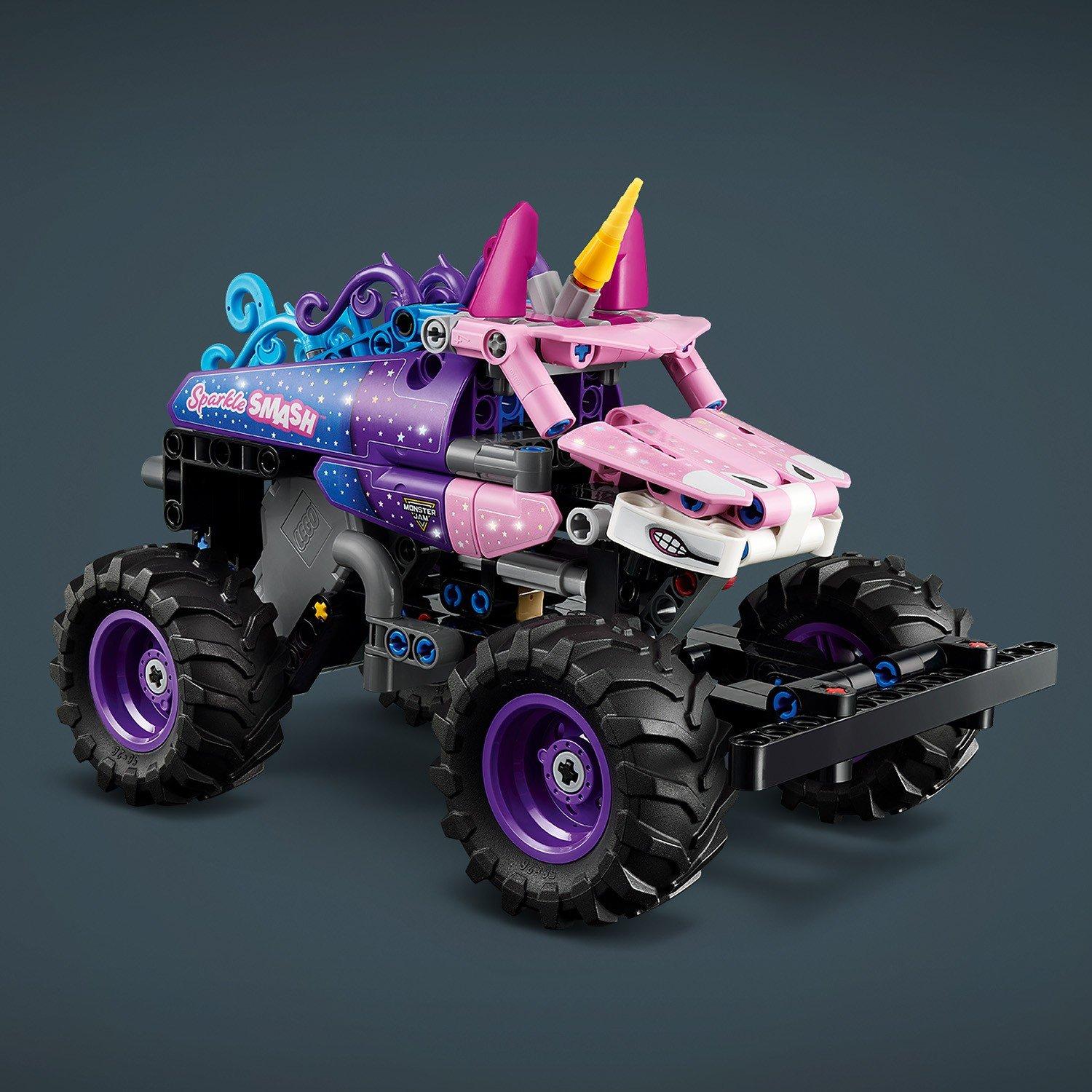 TBC - LEGO - Technic Monster Jam Sparkle Smash Pull-Back Toy 42220 - 12