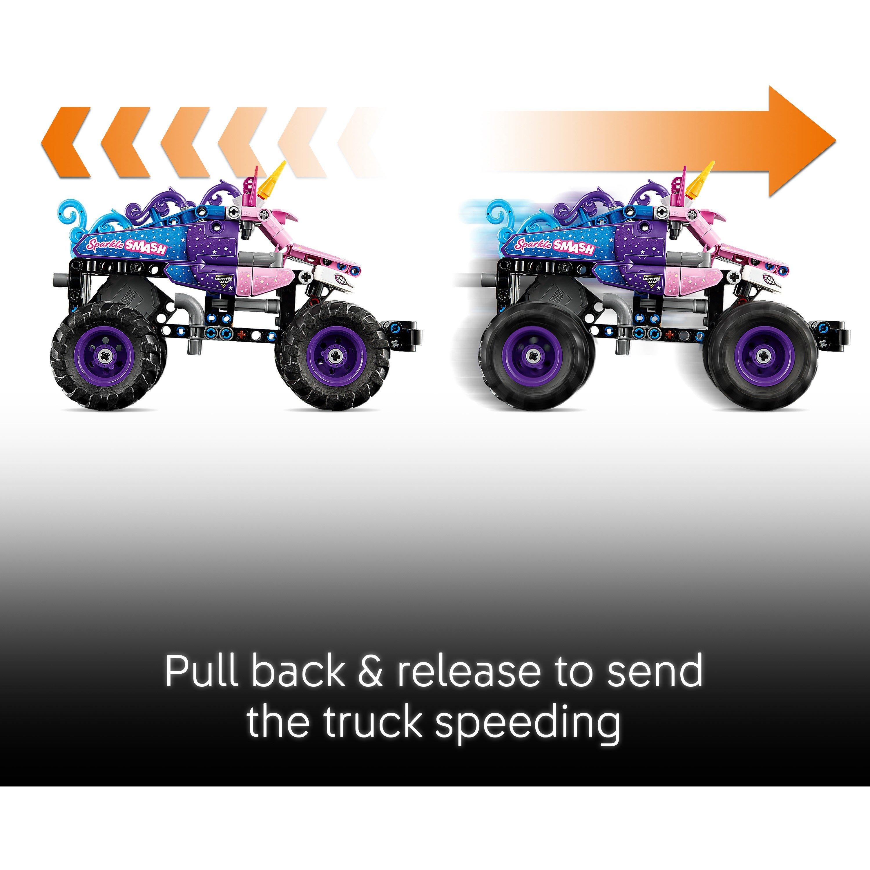 TBC - LEGO - Technic Monster Jam Sparkle Smash Pull-Back Toy 42220 - 4