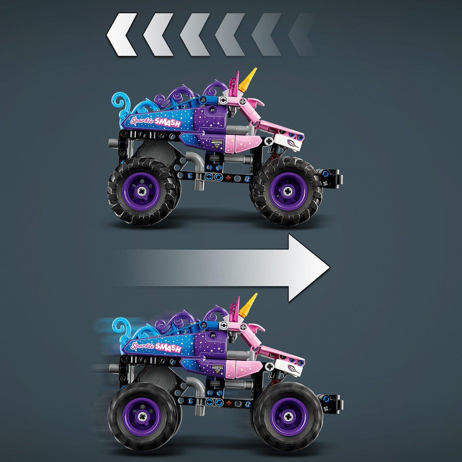 TBC - LEGO - Technic Monster Jam Sparkle Smash Pull-Back Toy 42220 - 10