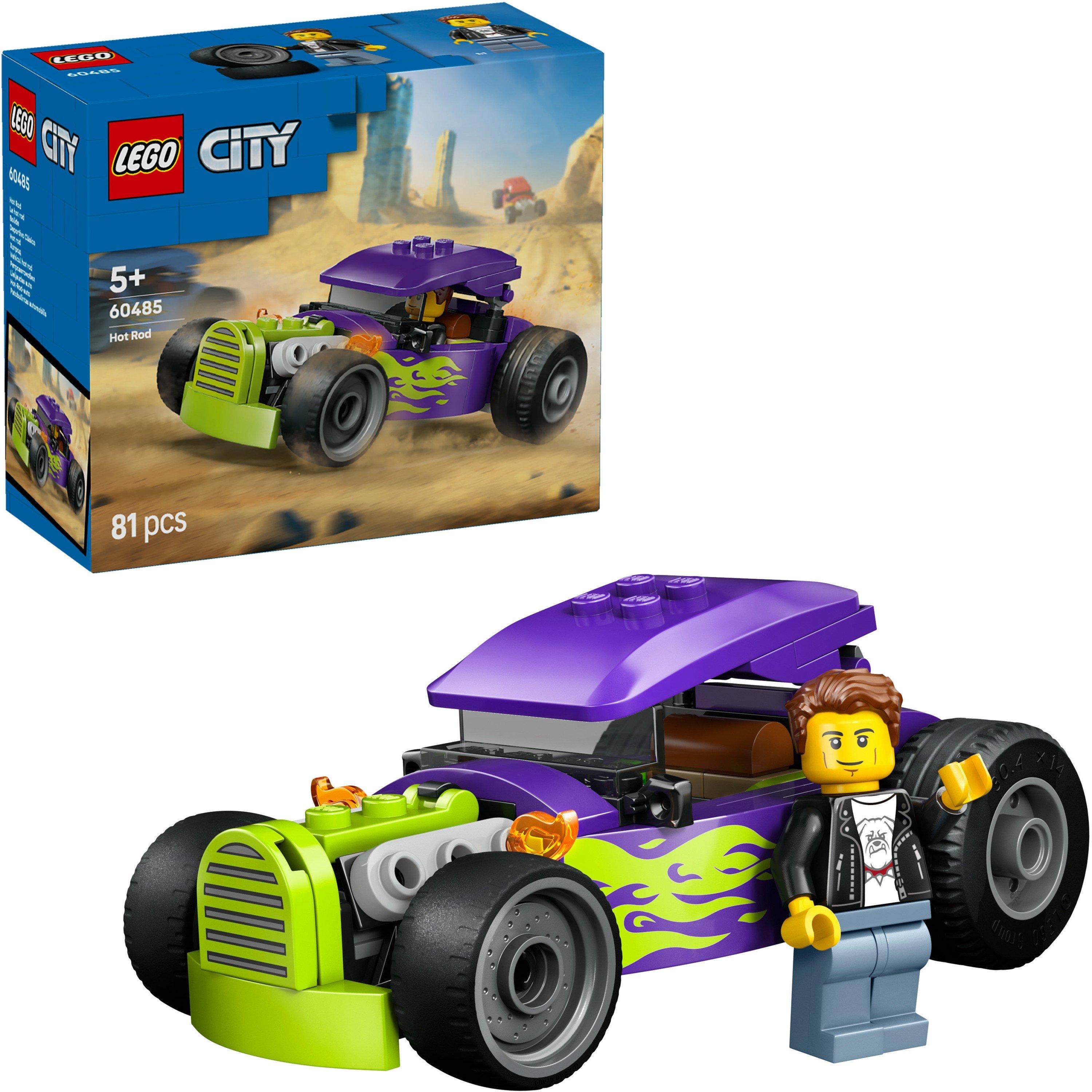 Hot Rod - LEGO - City Hot Rod Race Car Toy - Model Kit for Kids 60485 - 1