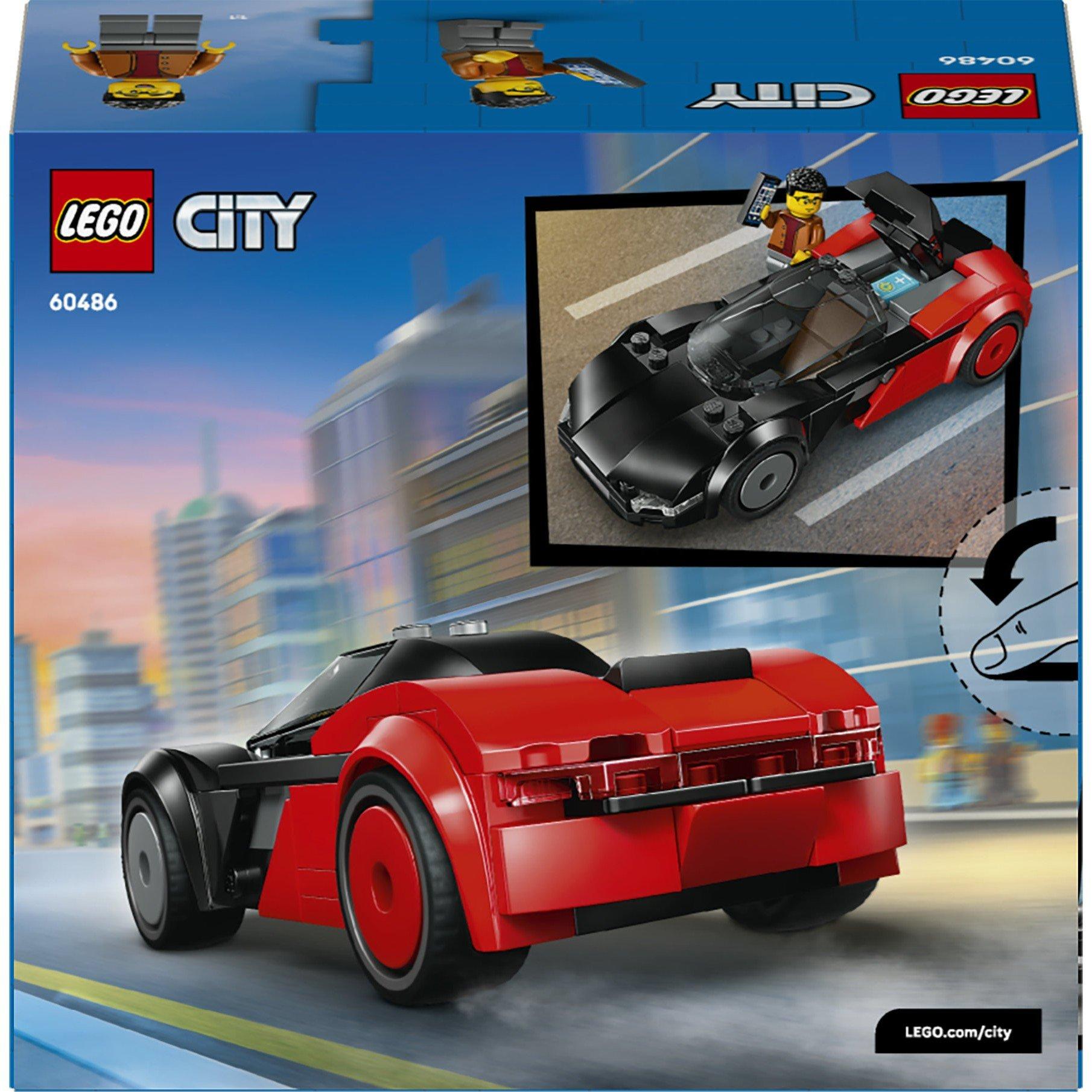 EV Supercar - LEGO - City EV Supercar Toy - Car Model with Minifigure 60486 - 9