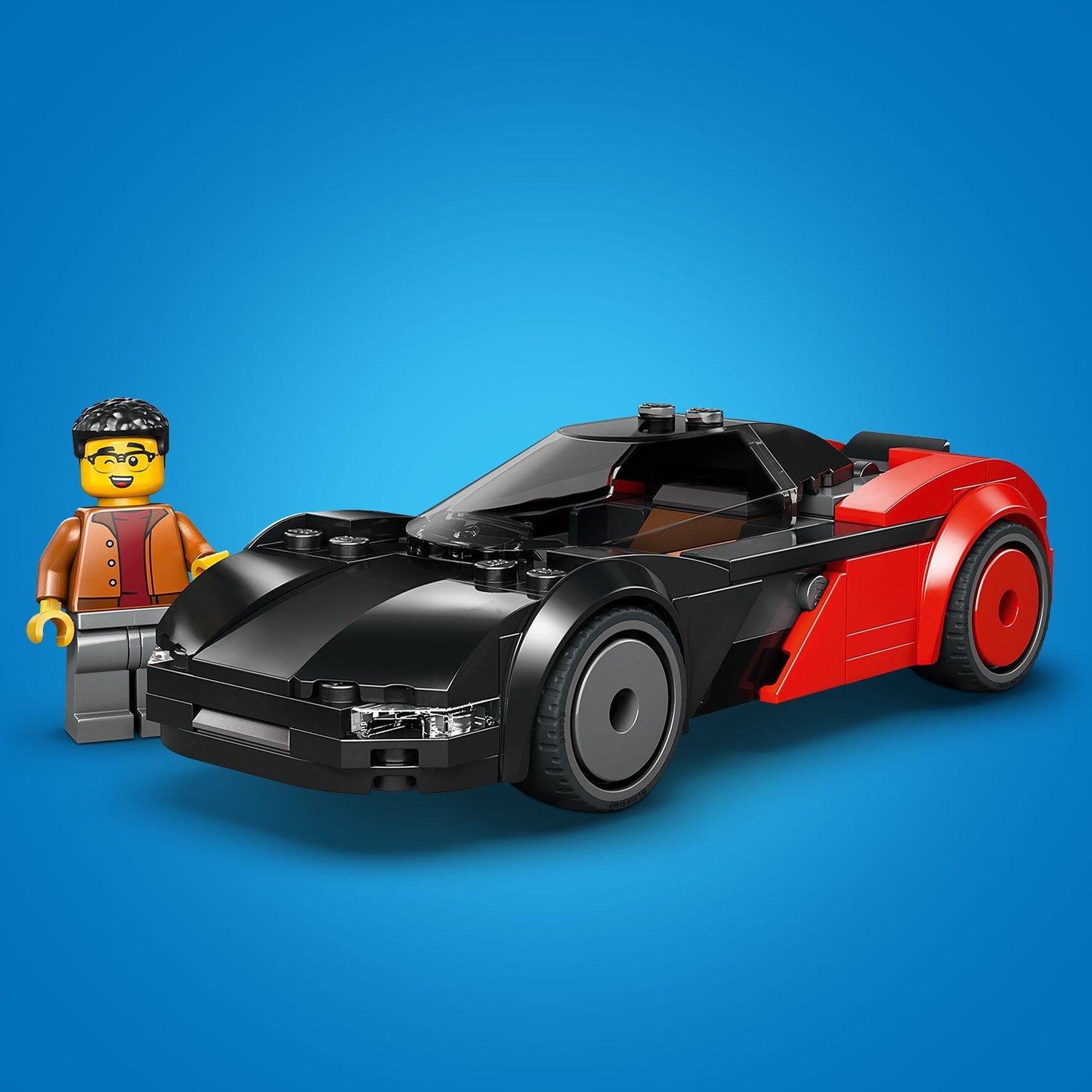 EV Supercar - LEGO - City EV Supercar Toy - Car Model with Minifigure 60486 - 10