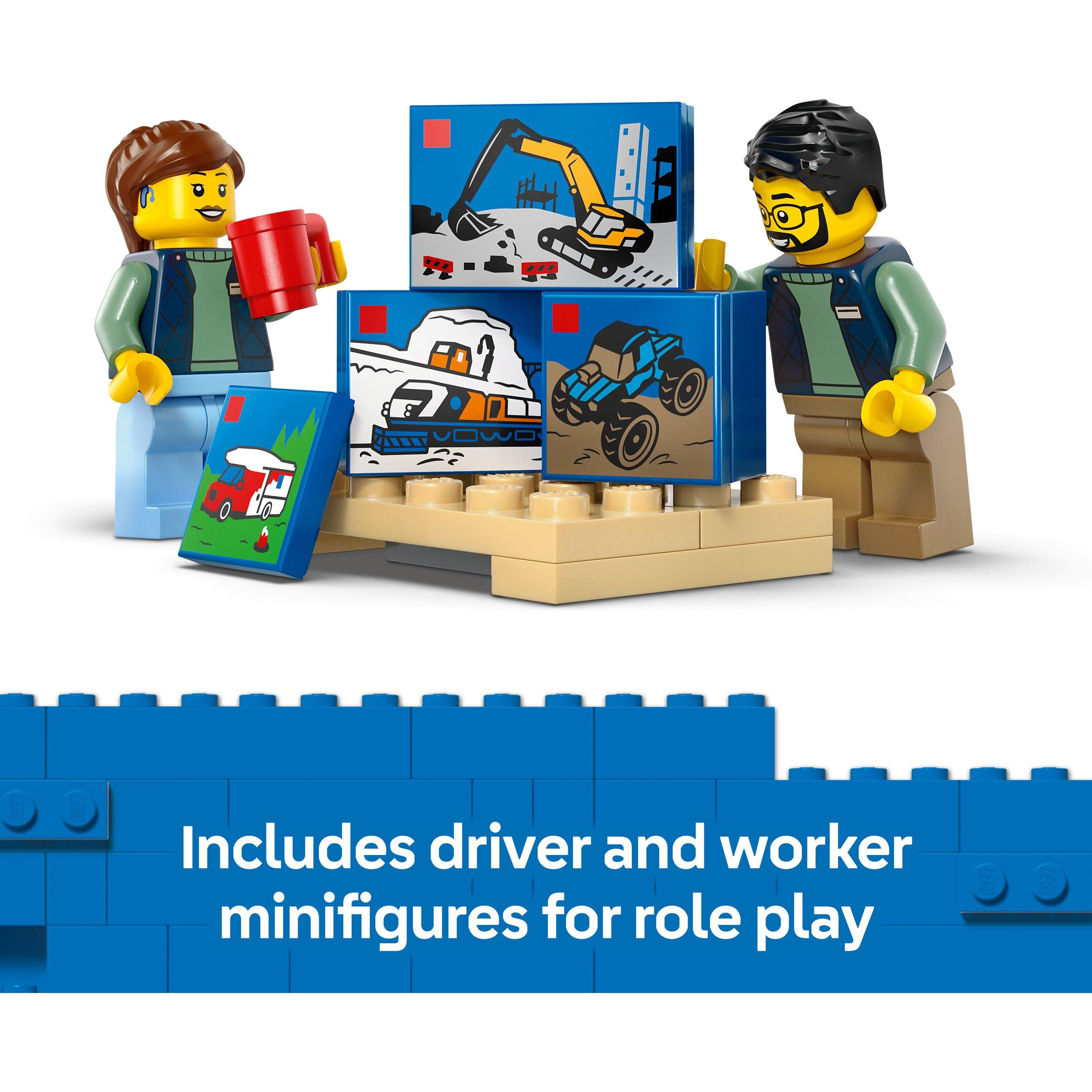 Furgoneta LEGO - LEGO - City: The LEGO Van Building Toy with Minifigures 60500 - 7