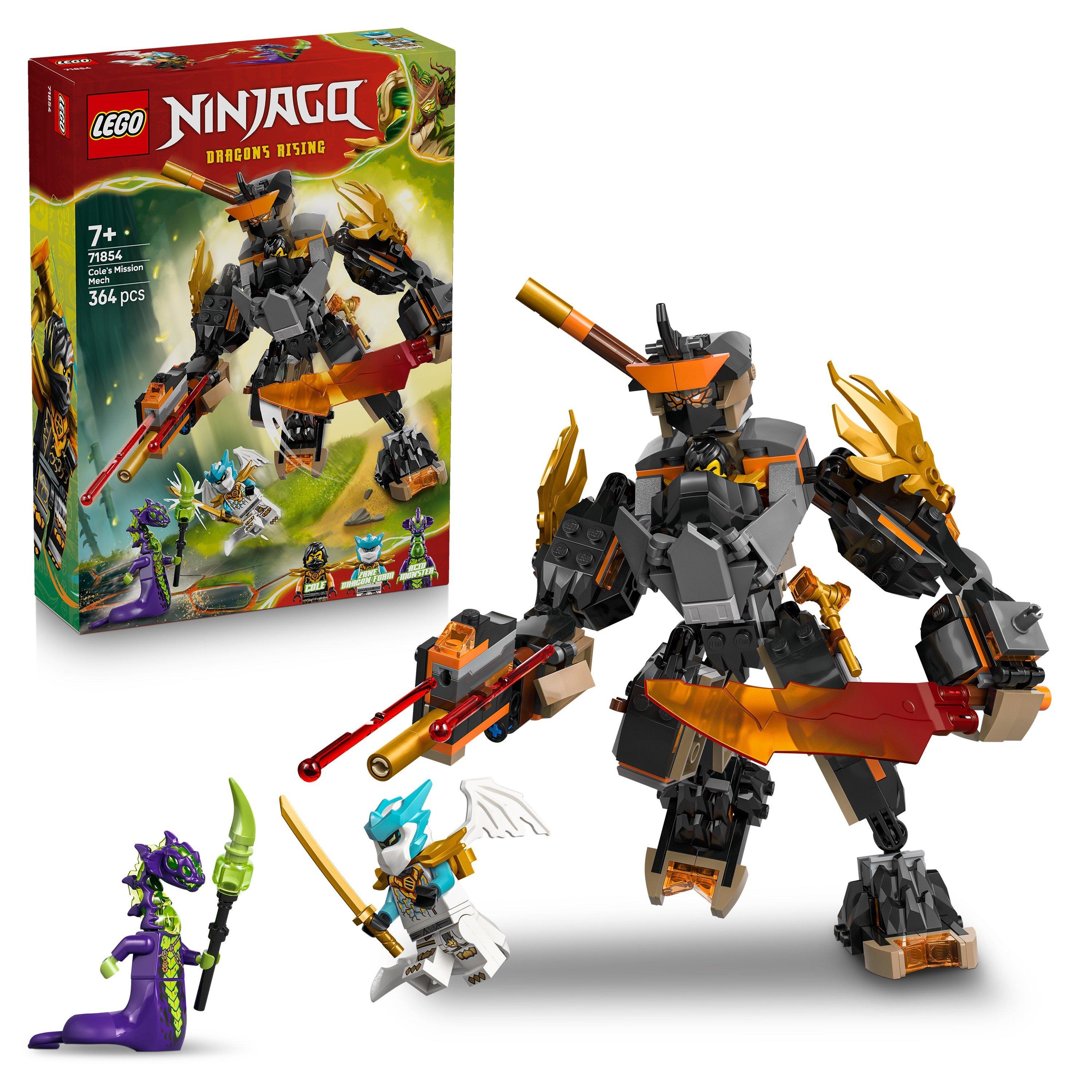 TBC - LEGO - NINJAGO Cole’s Mission Mech & Dragon Zane Toy 71854 - 1