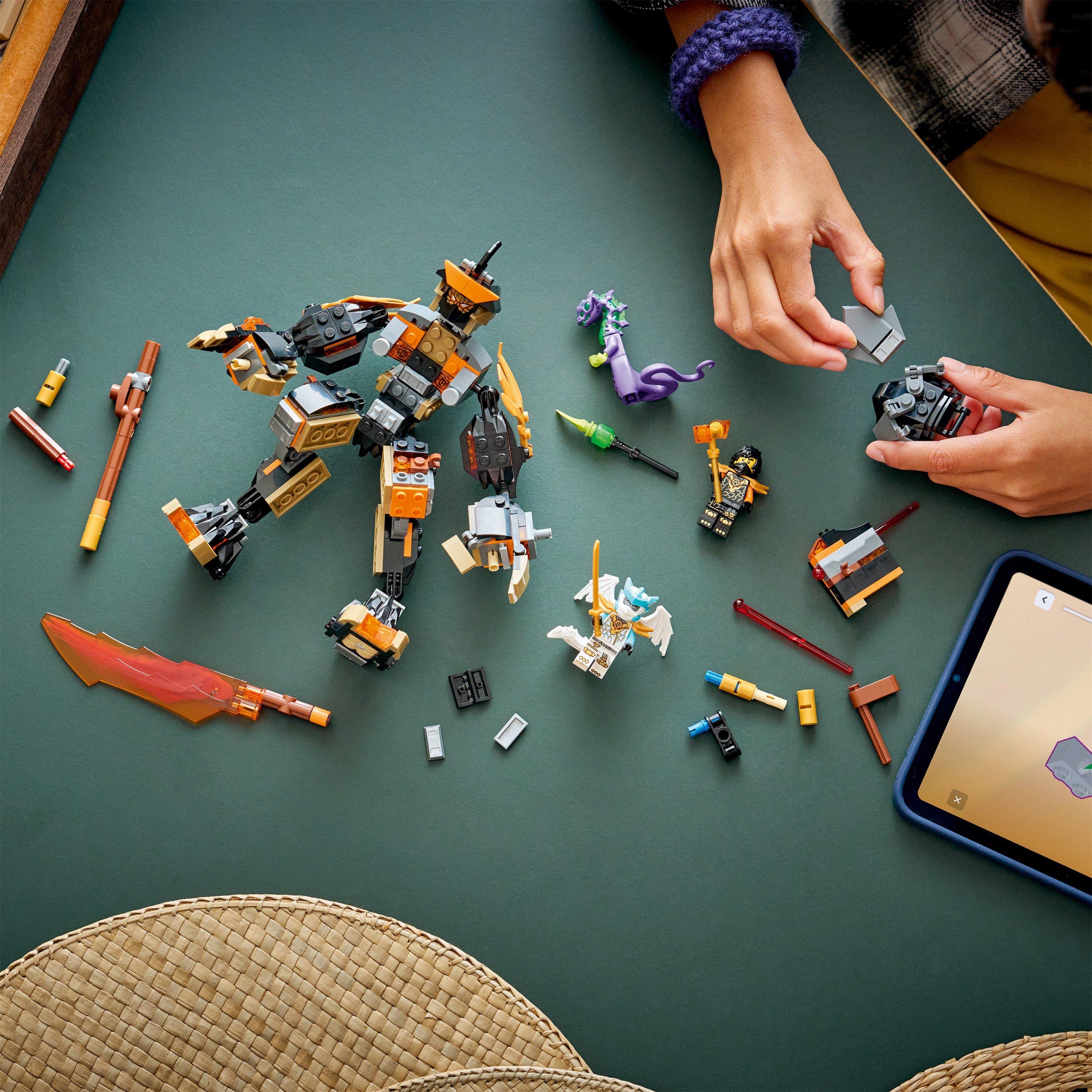 TBC - LEGO - NINJAGO Cole’s Mission Mech & Dragon Zane Toy 71854 - 3