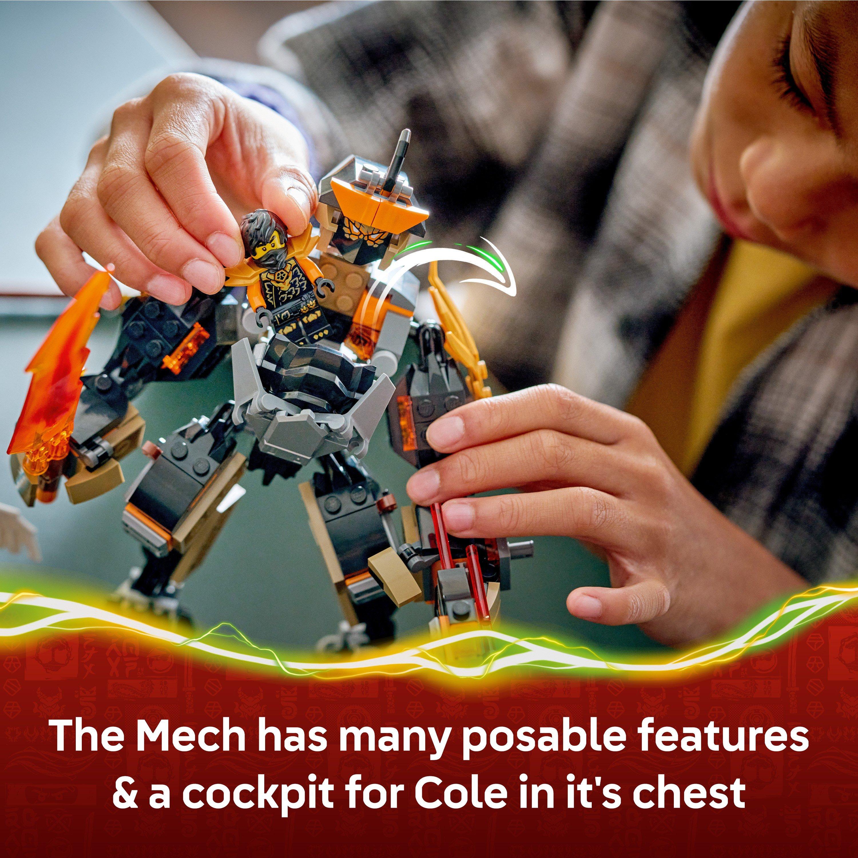 Da determinare. - LEGO - NINJAGO Cole’s Mission Mech & Dragon Zane Toy 71854 - 4