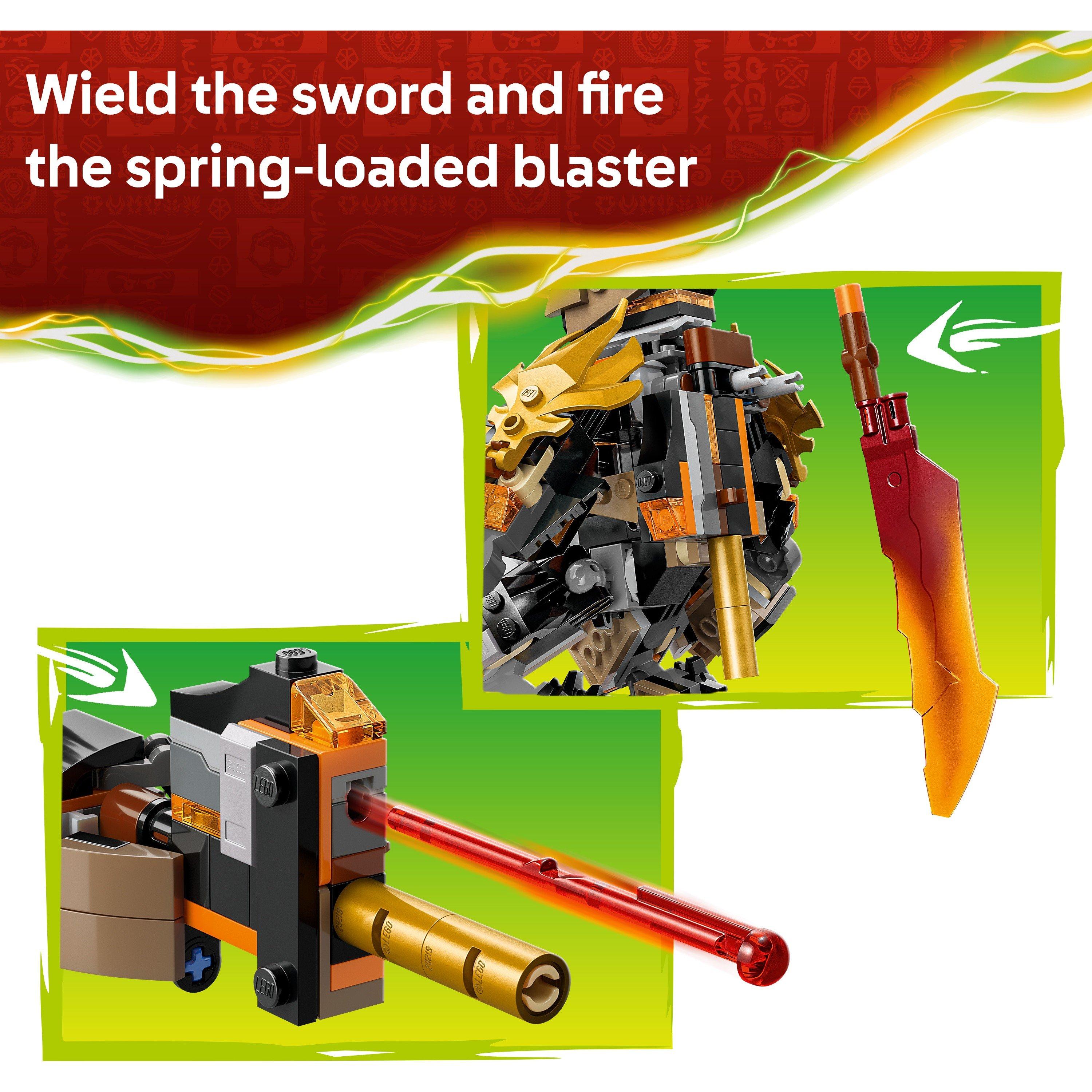 Da determinare. - LEGO - NINJAGO Cole’s Mission Mech & Dragon Zane Toy 71854 - 5