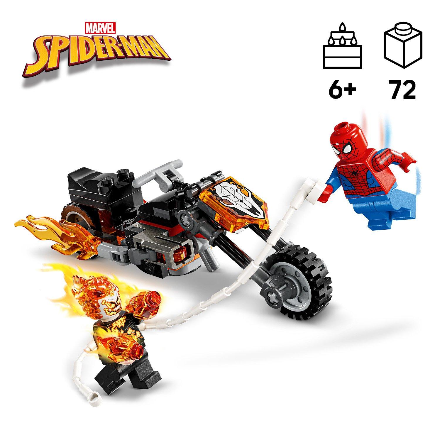 Ghost Rider - LEGO - Marvel Spider-Man vs. Ghost Rider Motorcycle 76335 - 2