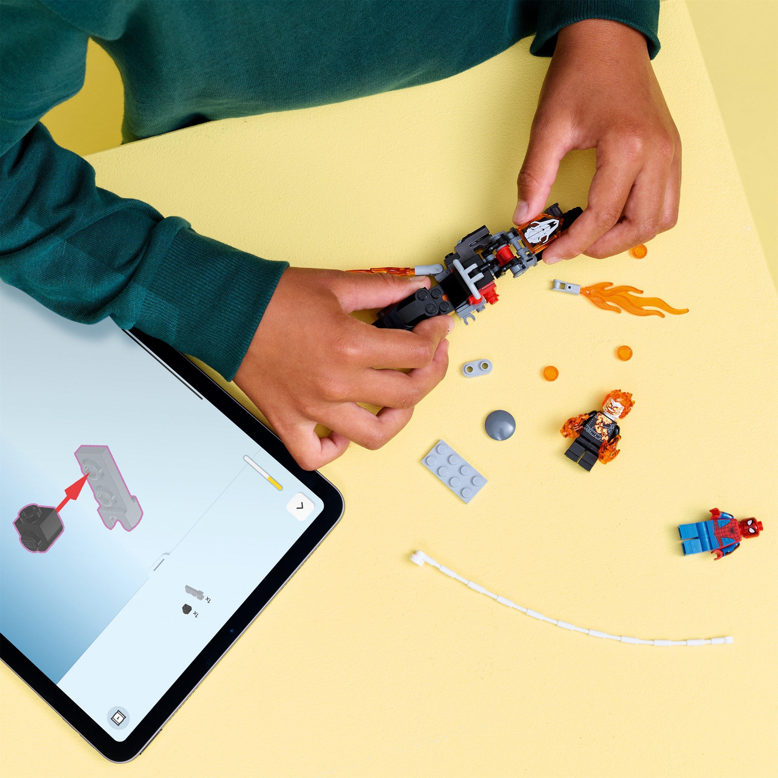 Ghost Rider - LEGO - Marvel Spider-Man vs. Ghost Rider Motorcycle 76335 - 3