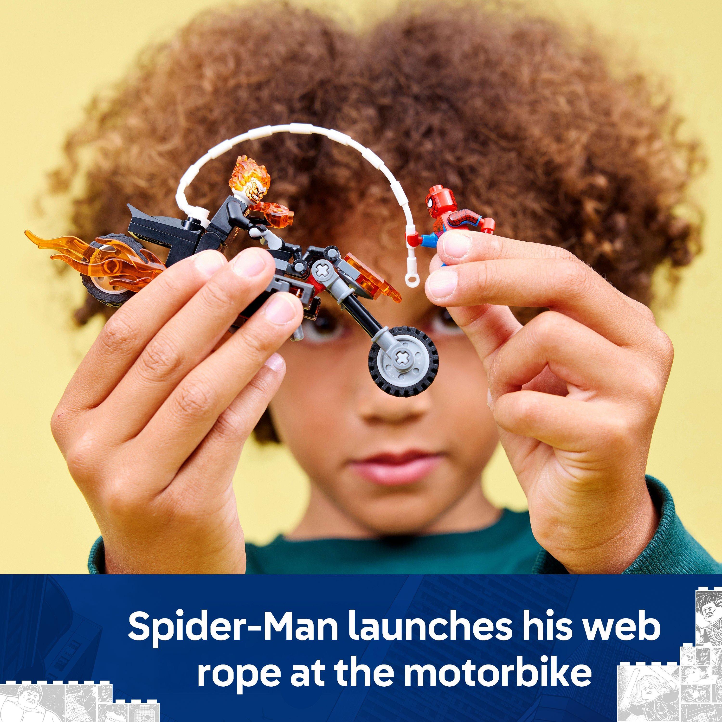 Ghost Rider - LEGO - Marvel Spider-Man vs. Ghost Rider Motorcycle 76335 - 5