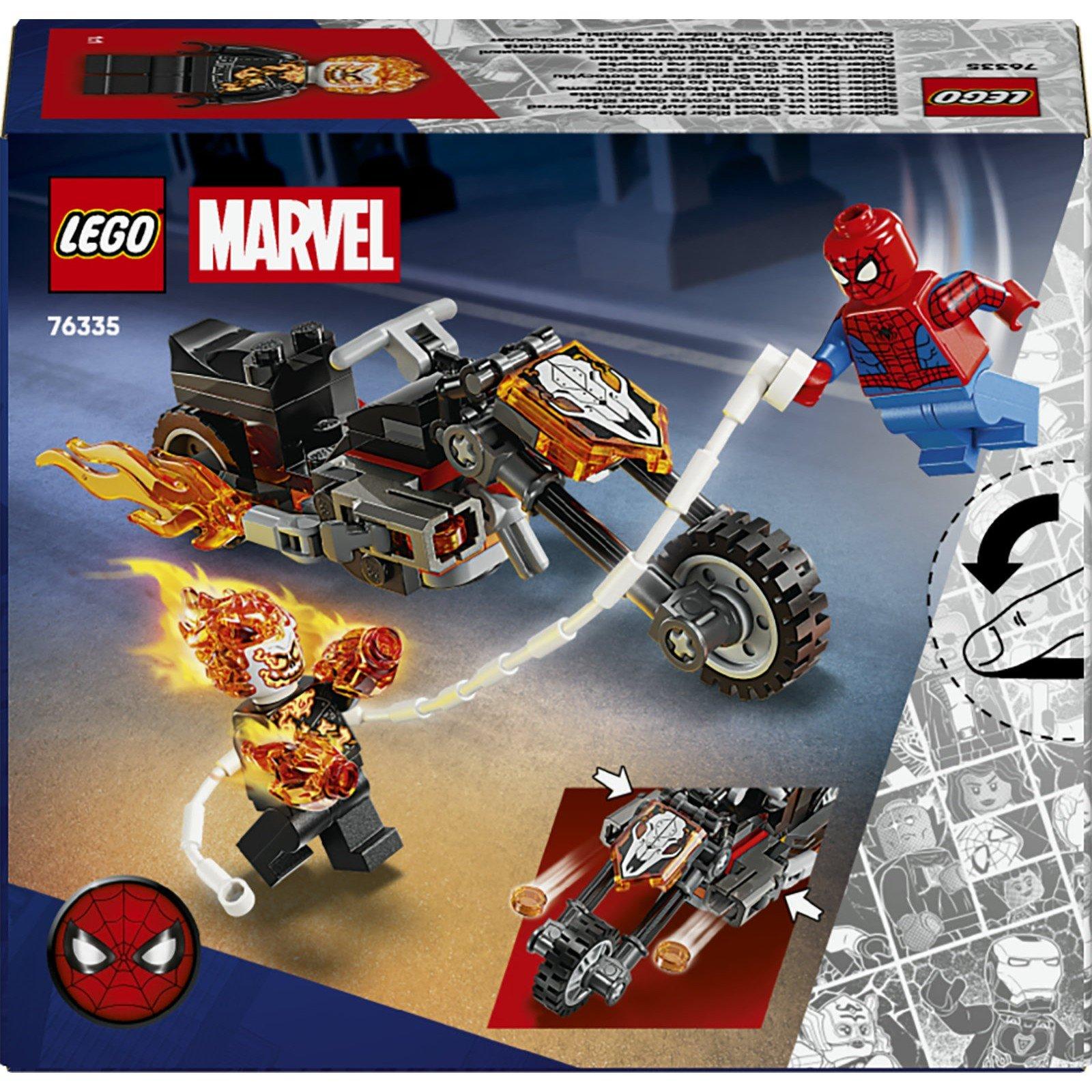 Ghost Rider - LEGO - Marvel Spider-Man vs. Ghost Rider Motorcycle 76335 - 9