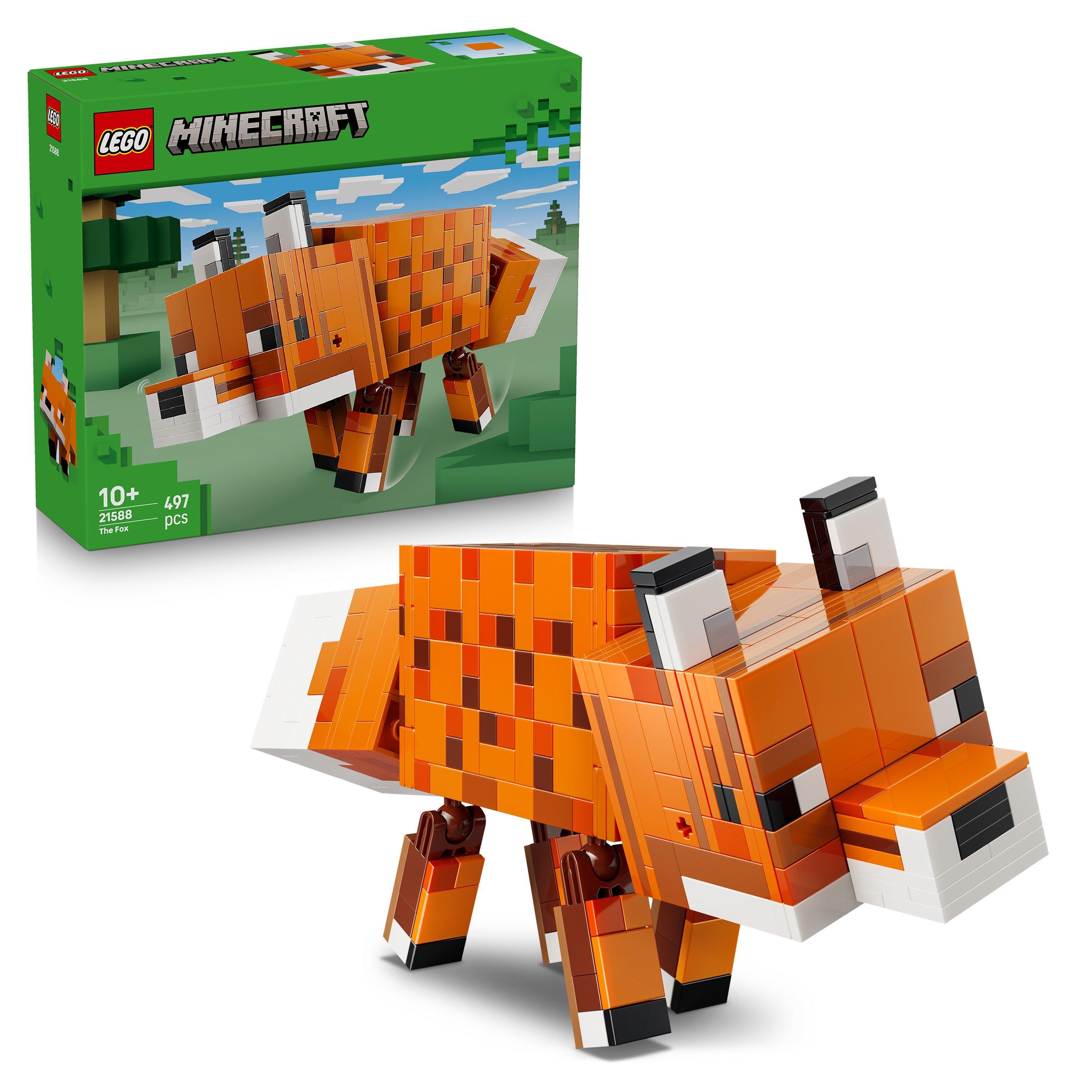The Fox - LEGO - Minecraft The Fox Toy - Gaming Decor Gift 21588 - 1