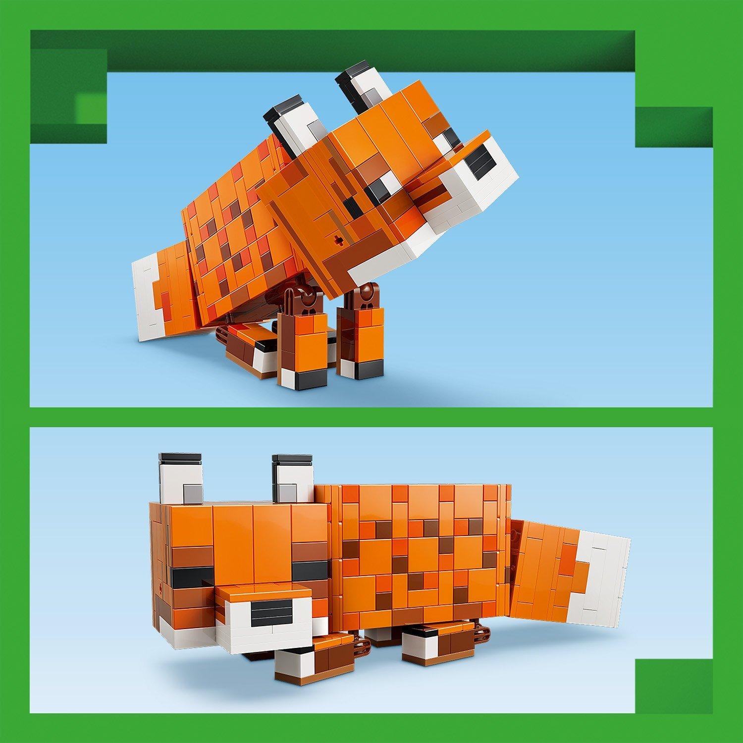 The Fox - LEGO - Minecraft The Fox Toy - Gaming Decor Gift 21588 - 12