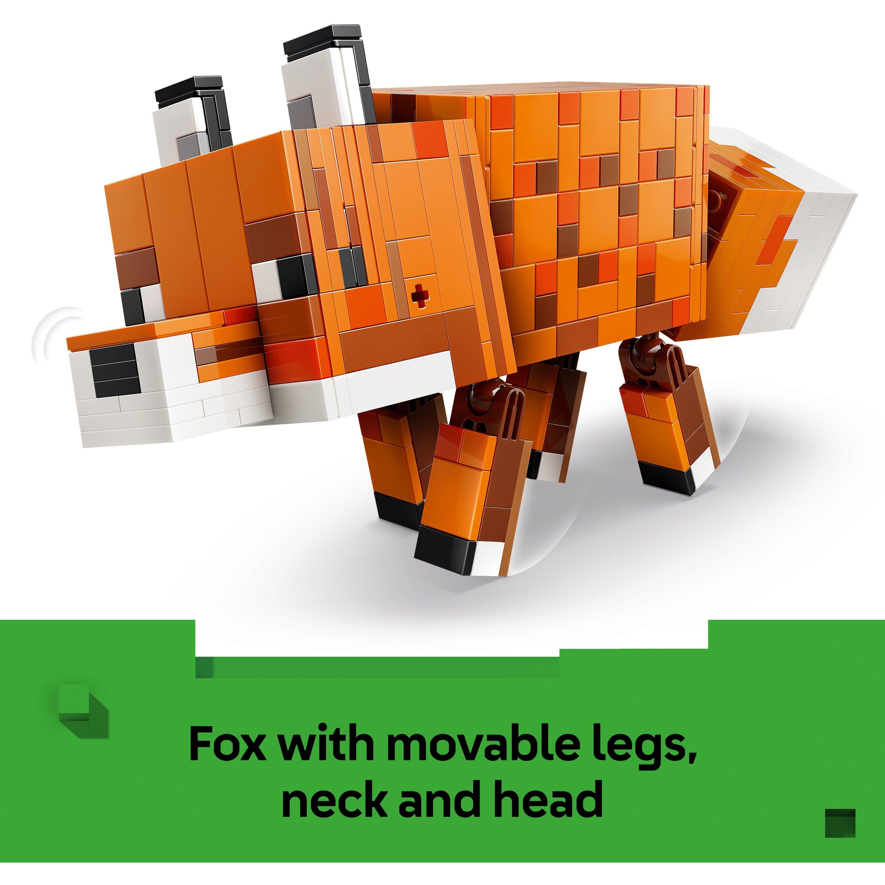 The Fox - LEGO - Minecraft The Fox Toy - Gaming Decor Gift 21588 - 6