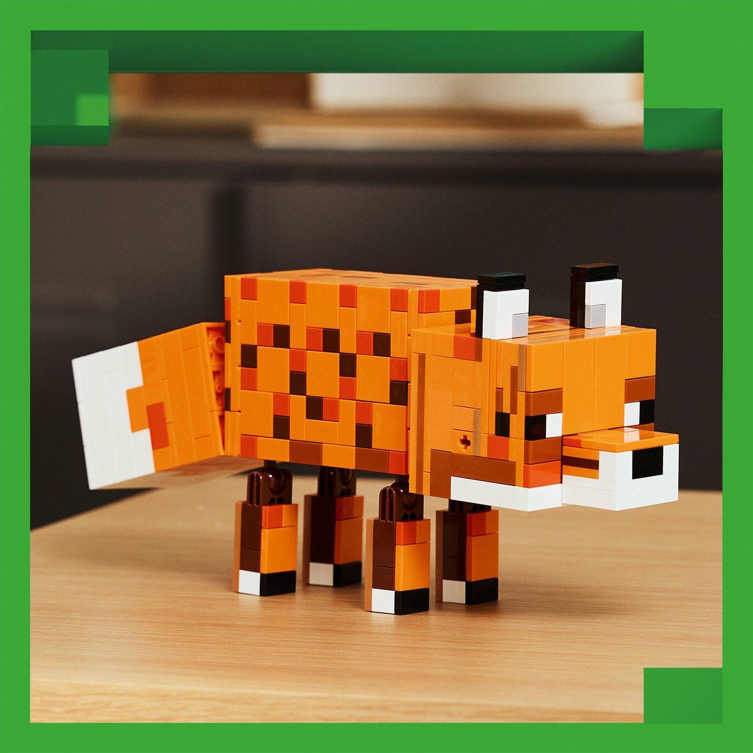 The Fox - LEGO - Minecraft The Fox Toy - Gaming Decor Gift 21588 - 10