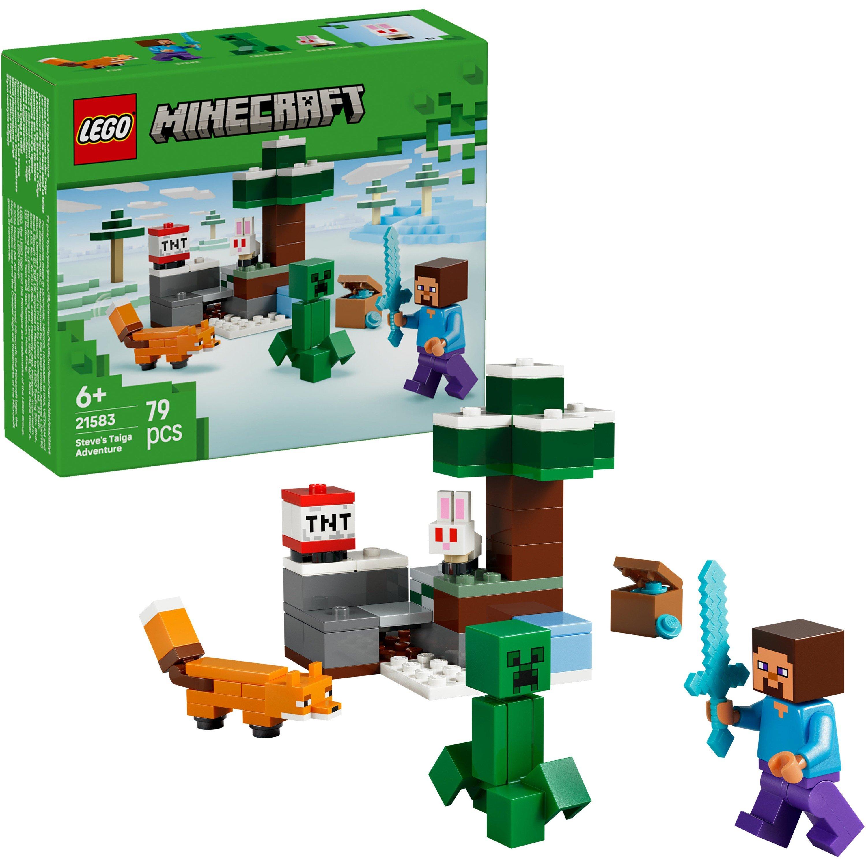 TBC - LEGO - Minecraft Steve’s Taiga Adventure Toy for Kids 21583 - 1