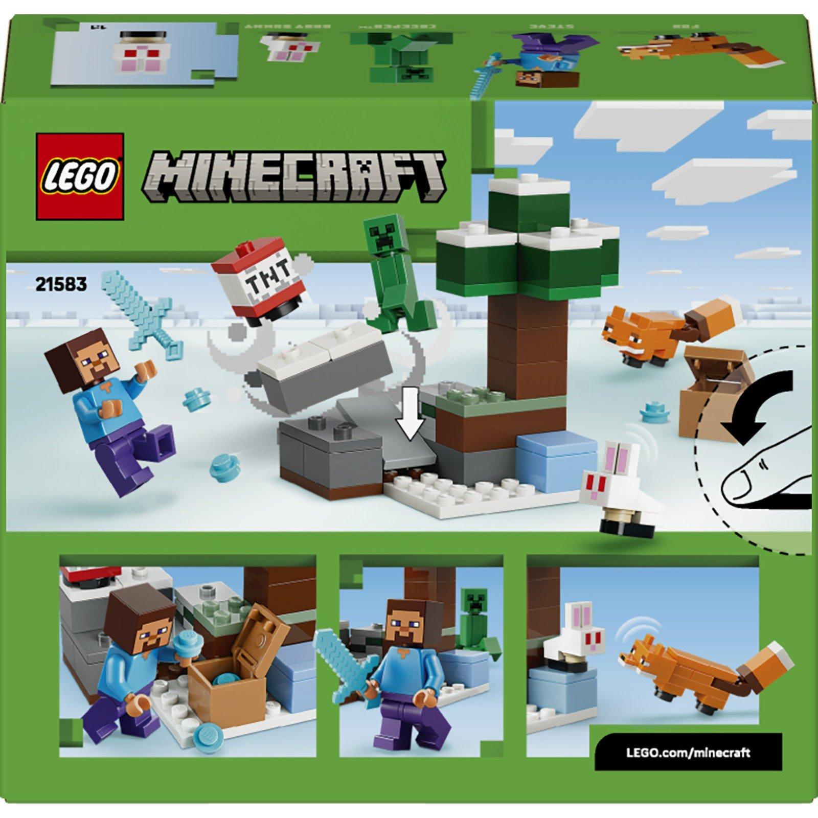 Da determinare. - LEGO - Minecraft Steve’s Taiga Adventure Toy for Kids 21583 - 9