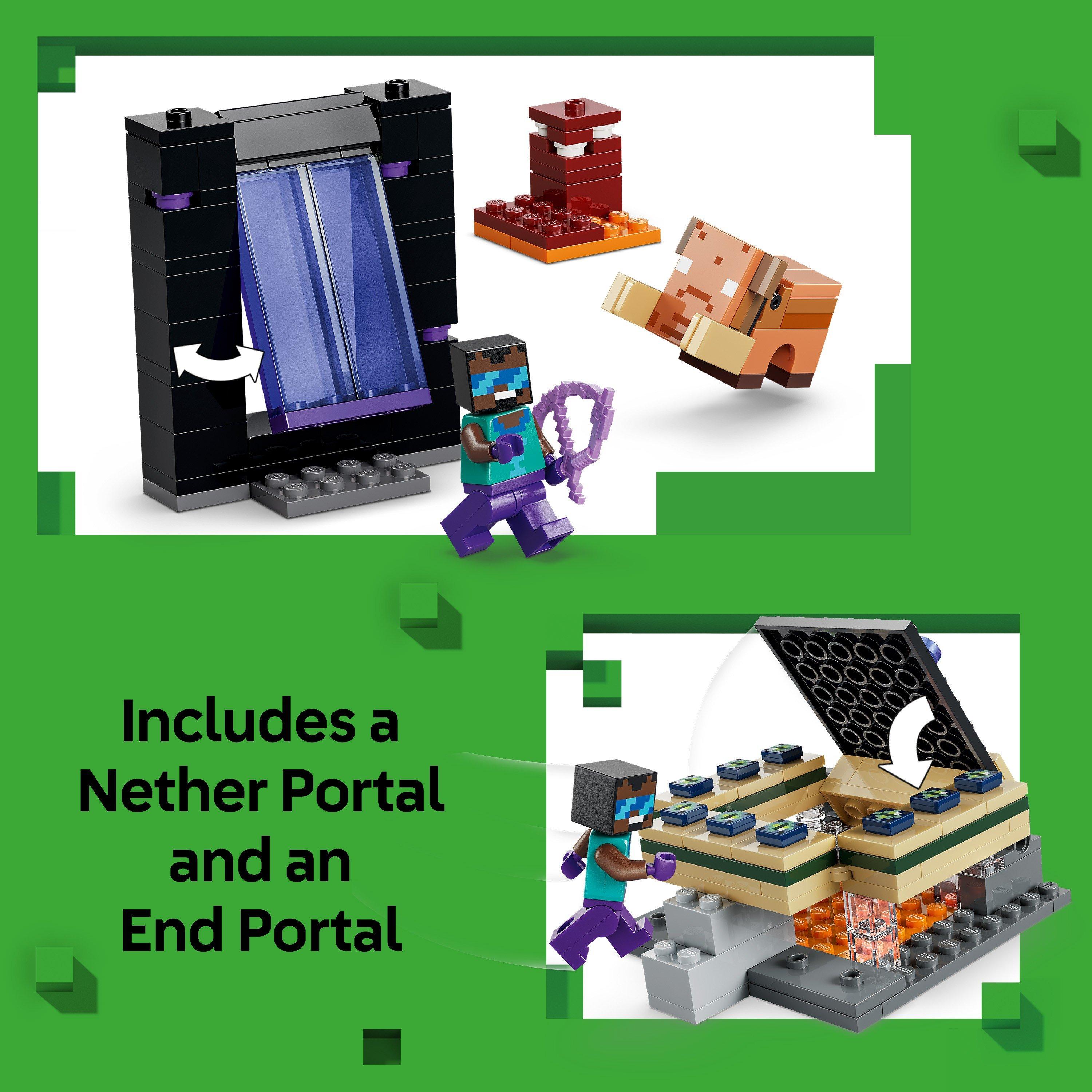 Por determinar - LEGO - Minecraft Nether & End Portal Journey Toy 21584 - 7
