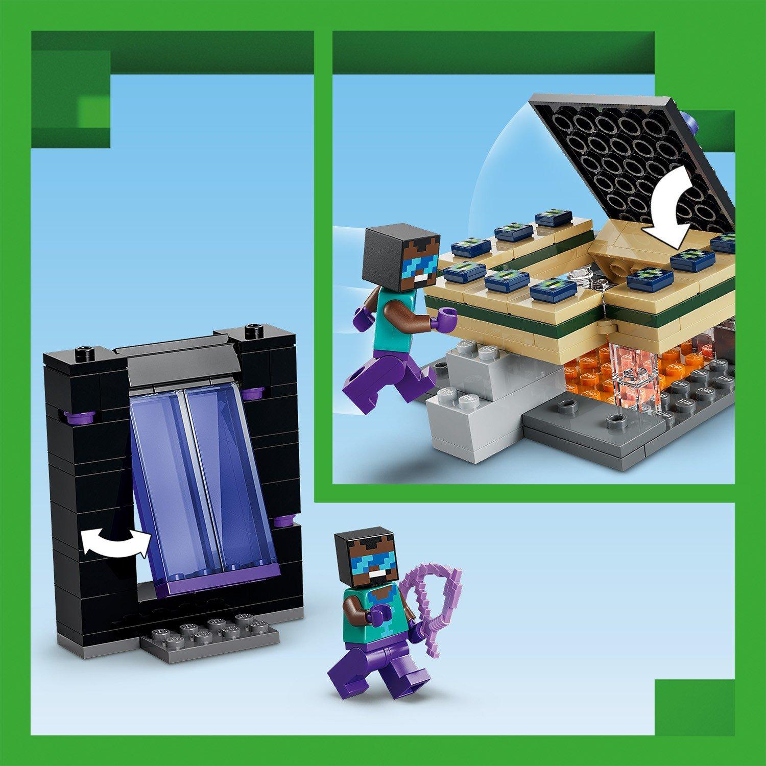 Por determinar - LEGO - Minecraft Nether & End Portal Journey Toy 21584 - 10
