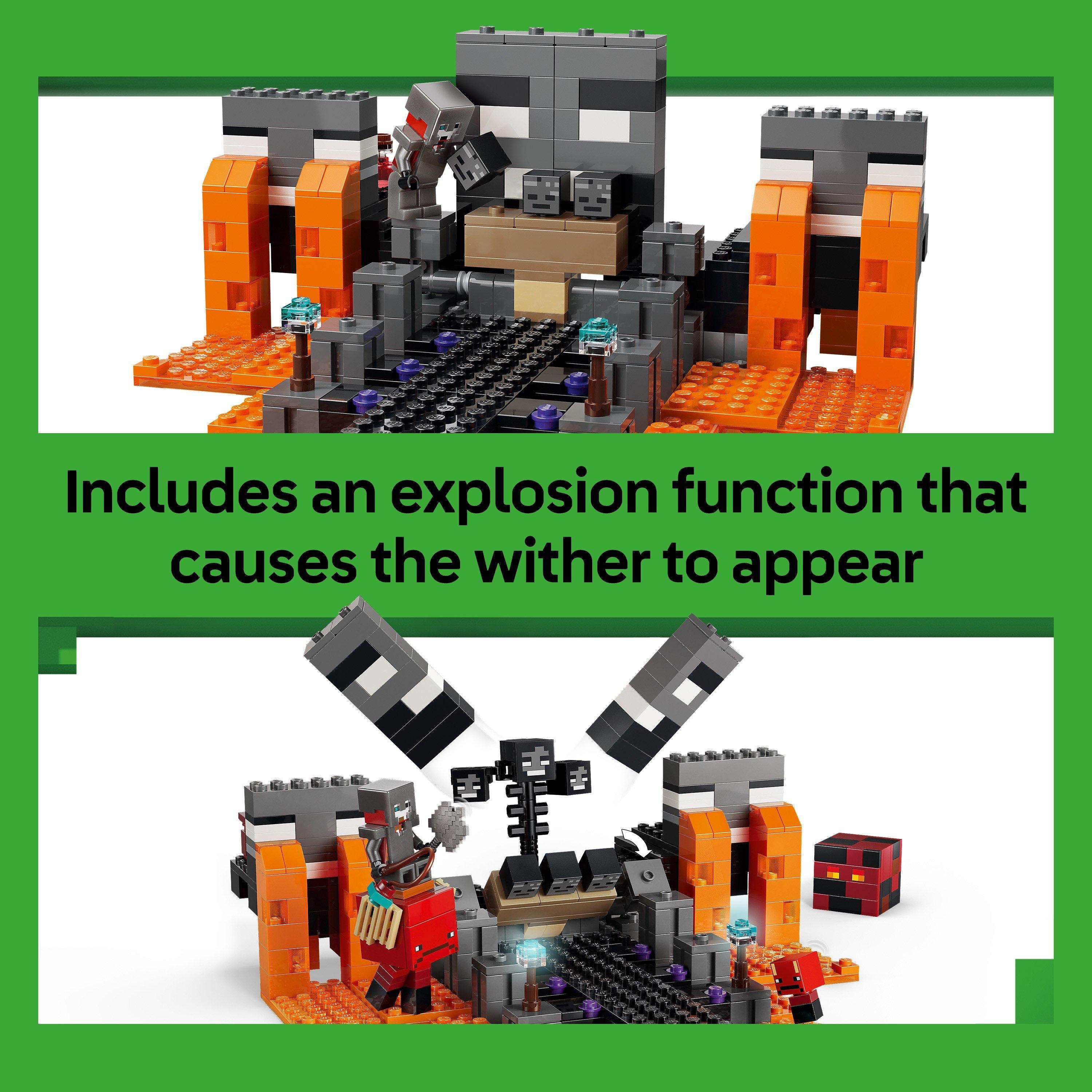 Da determinare. - LEGO - Minecraft Wither Battle Toy with Figures 21590 - 5
