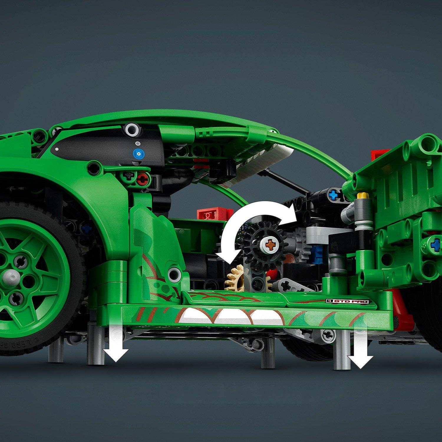 Porsche 911 GT3 - LEGO - Technic Porsche 911 GT3 R REXY AO Racing Car Toy 42224 - 11