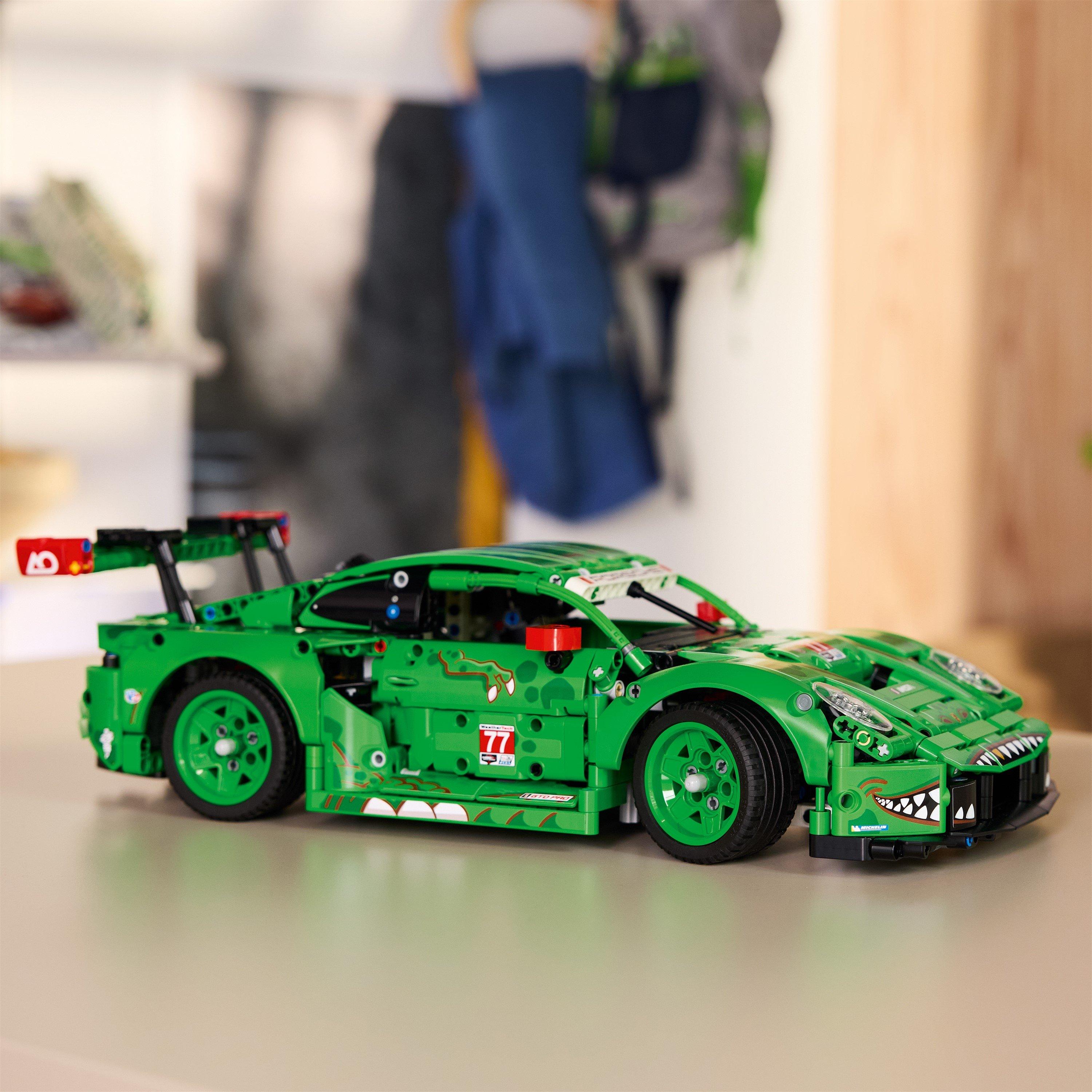 Porsche 911 GT3 - LEGO - Technic Porsche 911 GT3 R REXY AO Racing Car Toy 42224 - 4