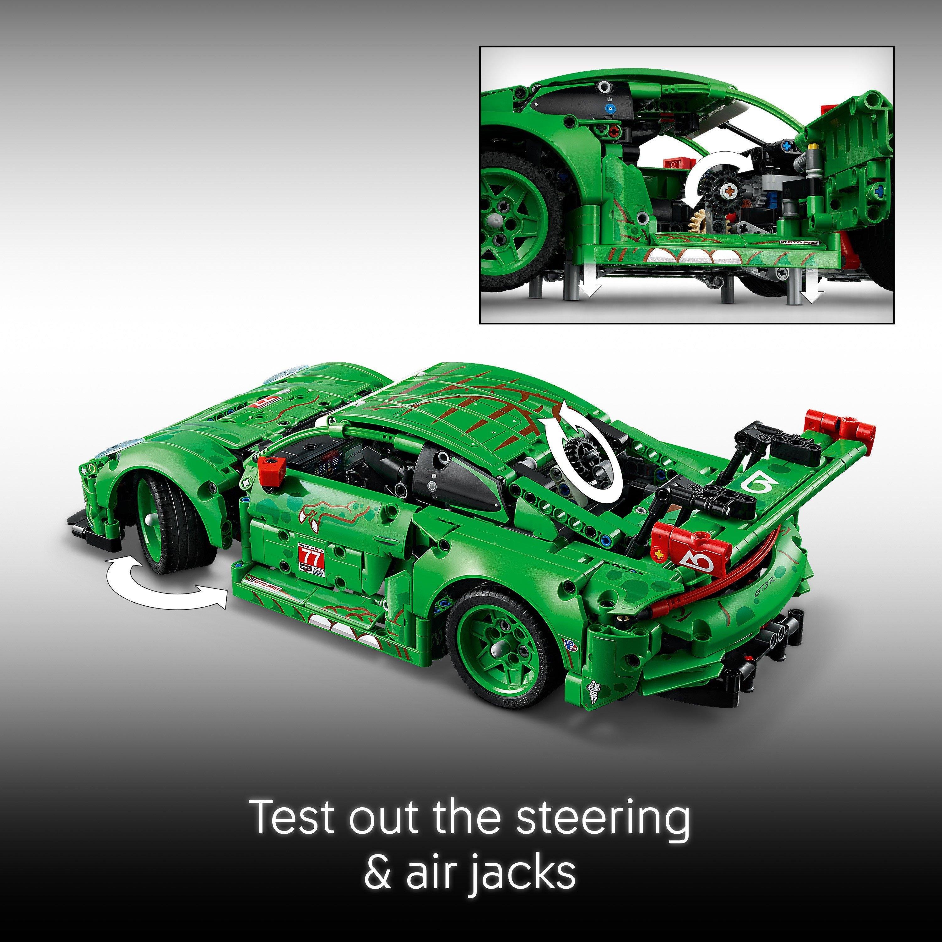 LEGO Technic Porsche 911 GT3 R REXY AO Racing Car Toy 42224 | FRASERS