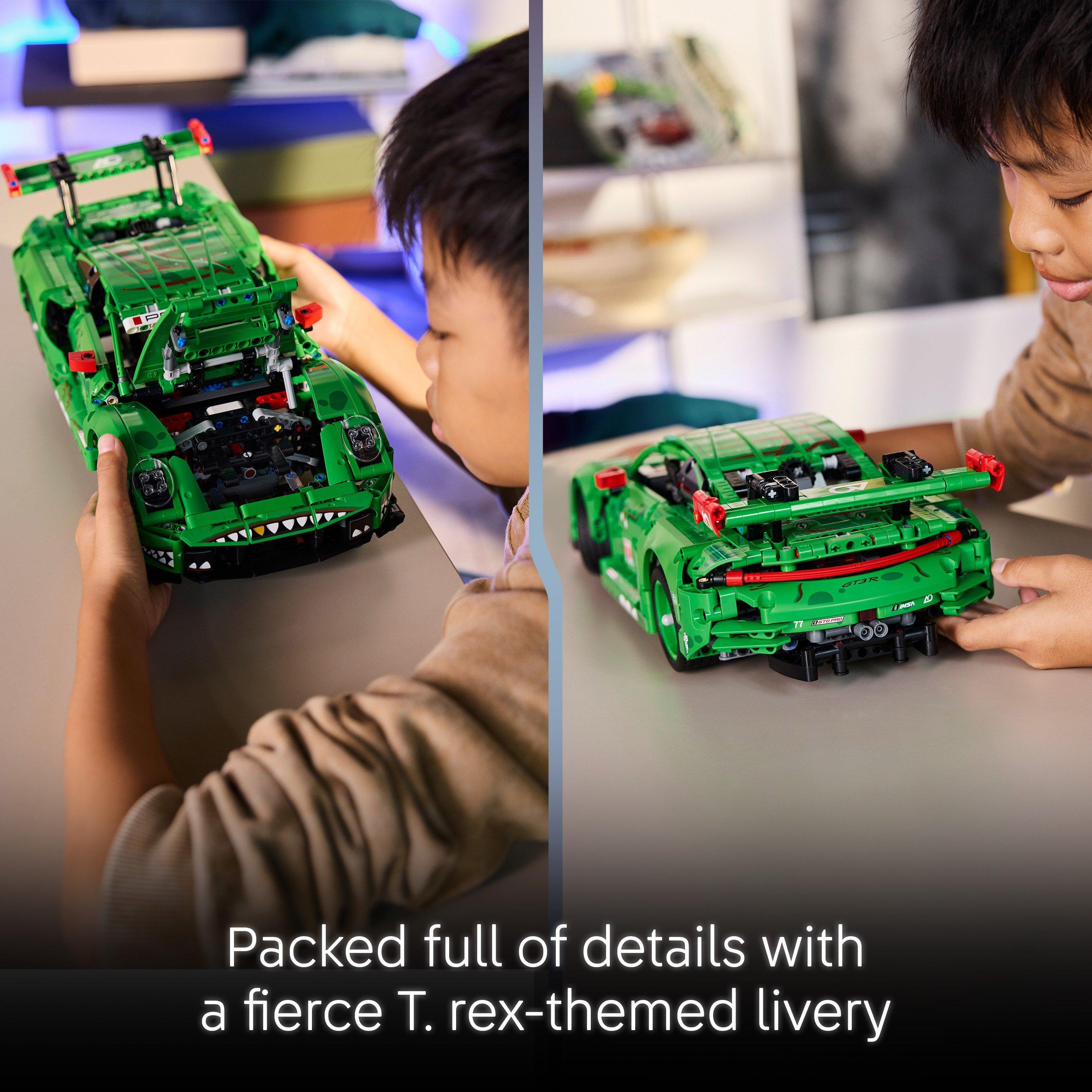 Porsche 911 GT3 - LEGO - Technic Porsche 911 GT3 R REXY AO Racing Car Toy 42224 - 5