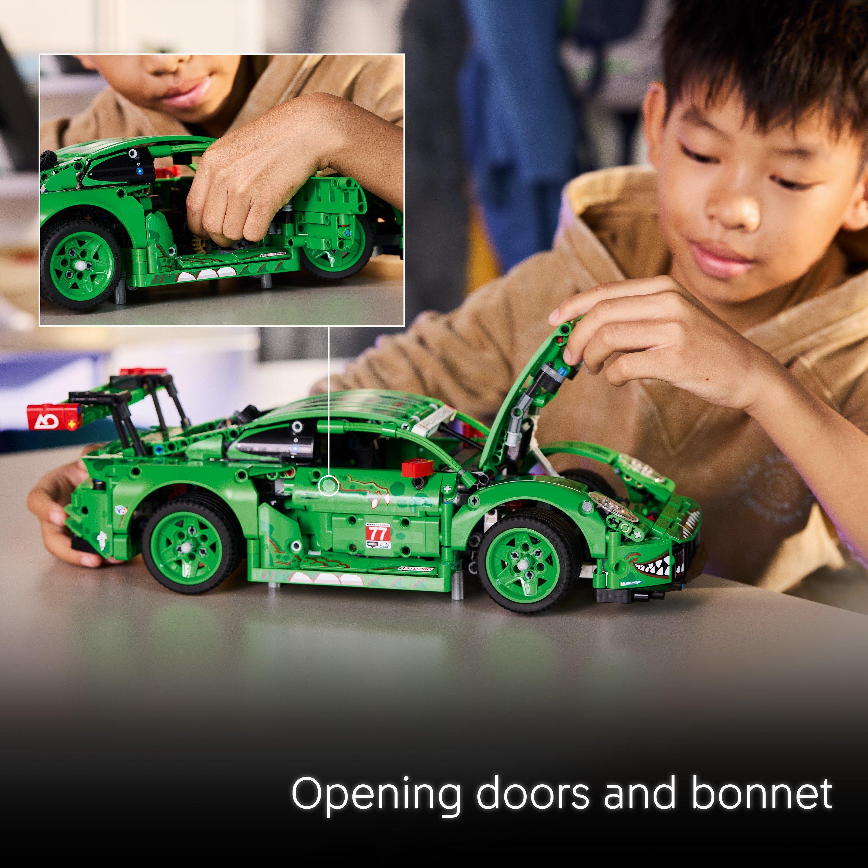 Porsche 911 GT3 - LEGO - Technic Porsche 911 GT3 R REXY AO Racing Car Toy 42224 - 6