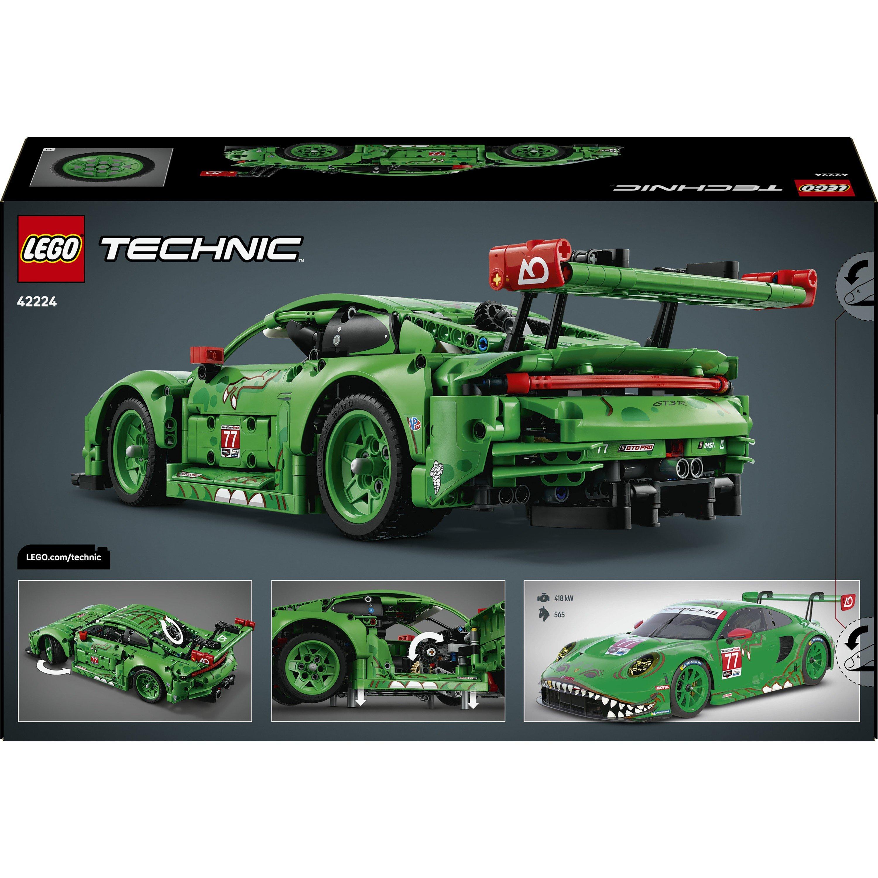 Porsche 911 GT3 - LEGO - Technic Porsche 911 GT3 R REXY AO Racing Car Toy 42224 - 9
