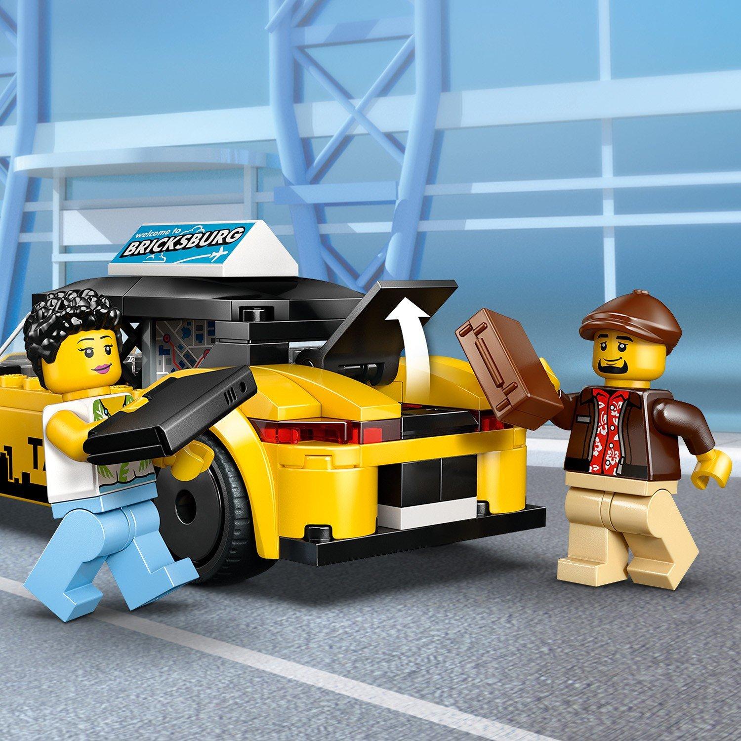 Da determinare. - LEGO - City Yellow Taxi Toy - Model Car with Minifigures 60487 - 11